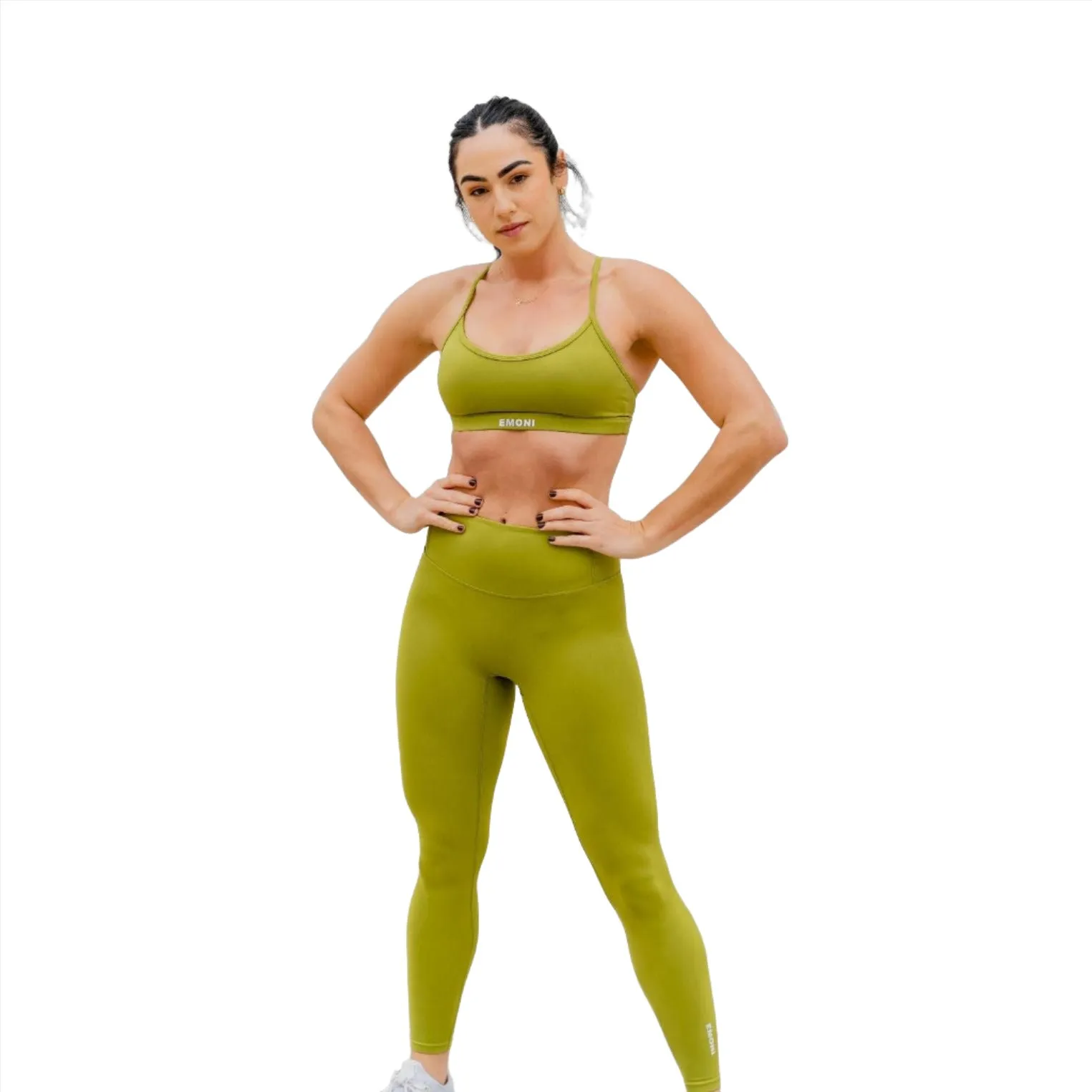 Emoni Zenvy Sports Bra - Moss sold by Emoni Fit product image thumbnail 3