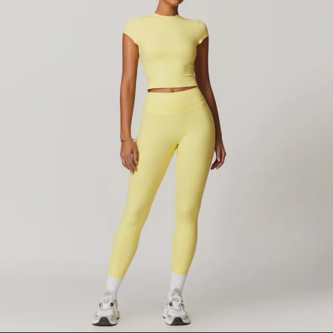 Undo Limits Tee - Lemon Drop sold by Emoni Fit