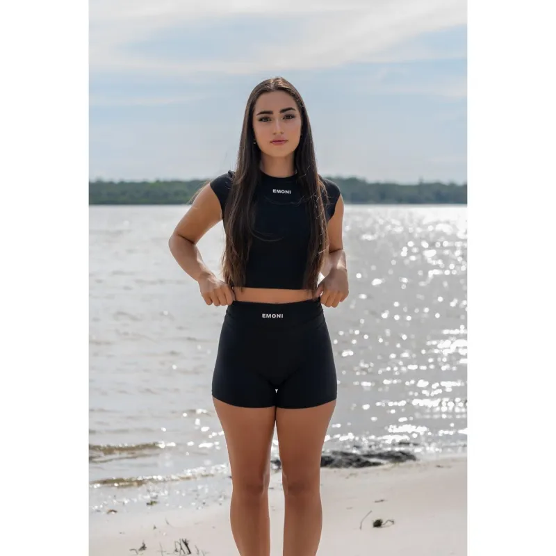 Undo Limits Tee - Midnight Black sold by Emoni Fit