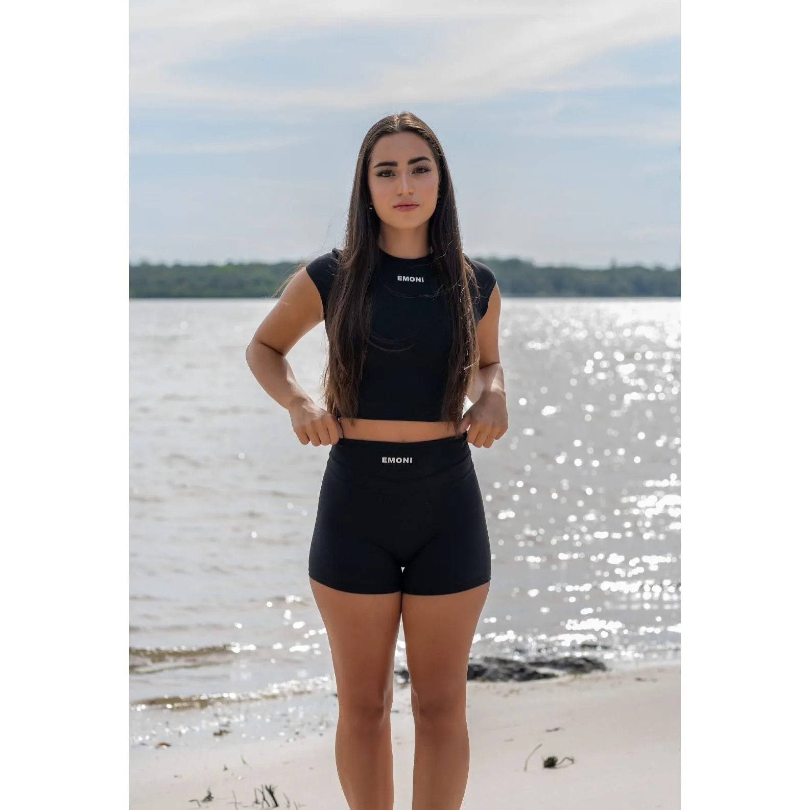 Undo Limits Tee - Midnight Black sold by Emoni Fit