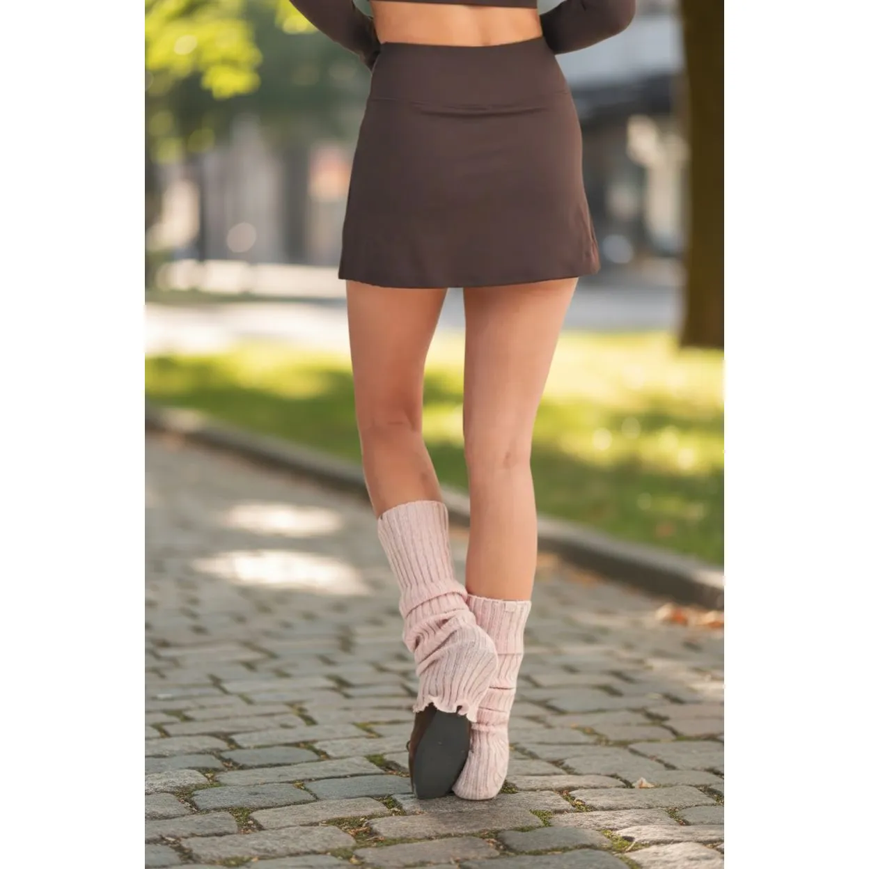 Espresso Court Skort sold by Emoni Fit product image thumbnail 2