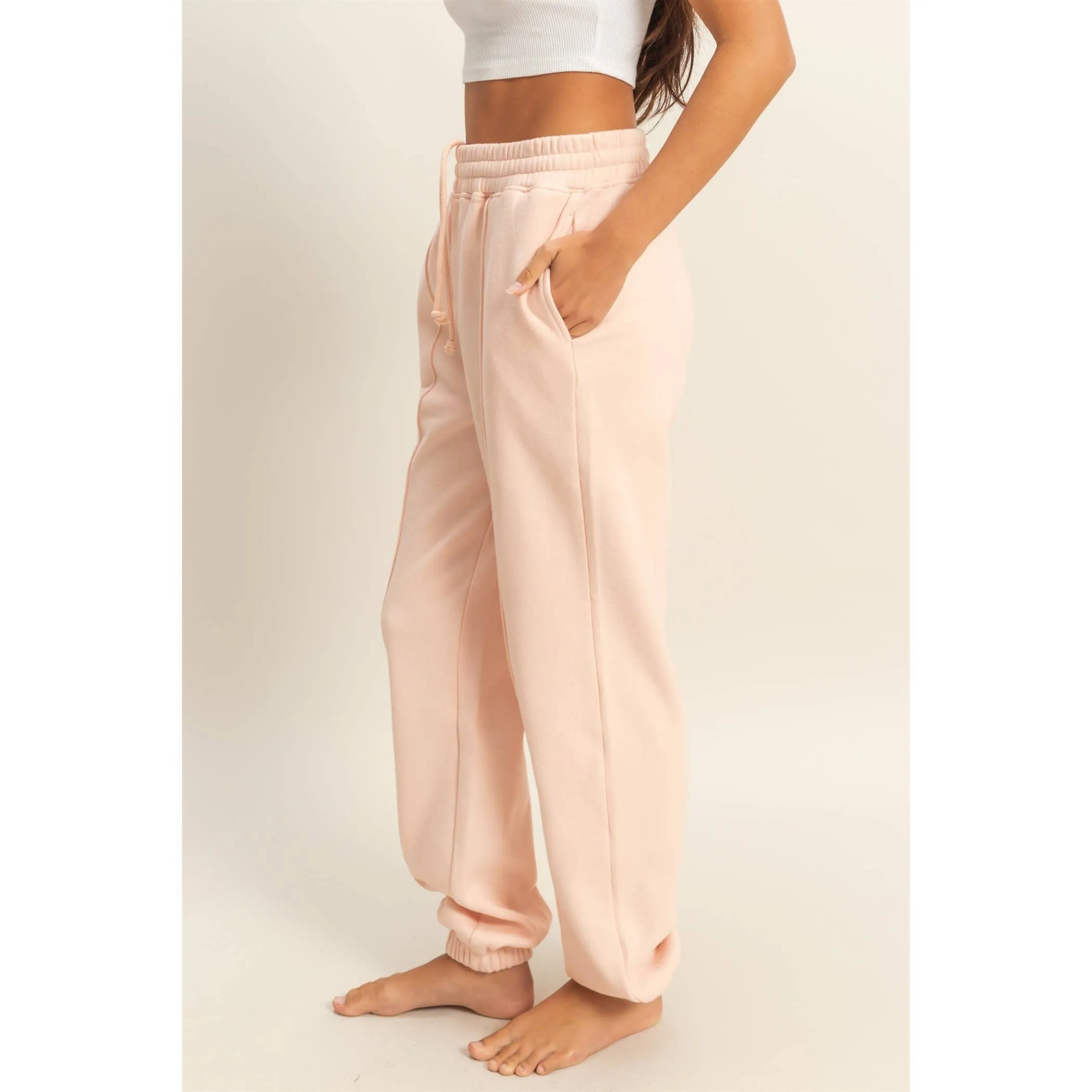 Pintuck Everyday Sweatpants sold by Emoni Fit product image thumbnail 3