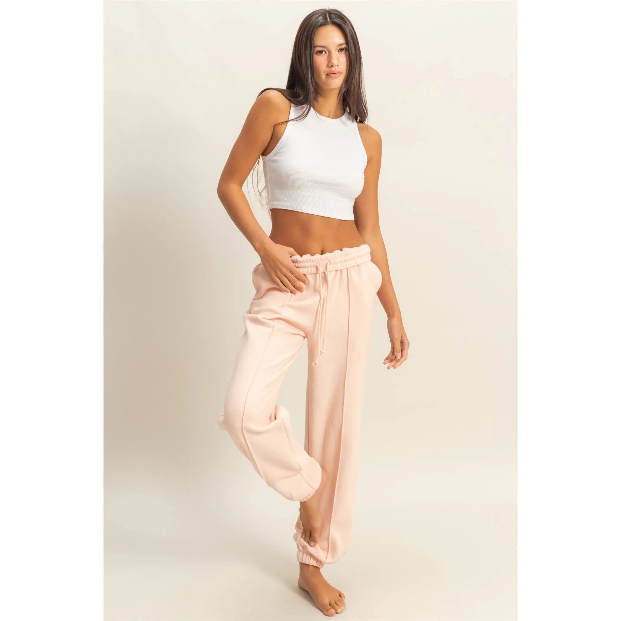 Pintuck Everyday Sweatpants sold by Emoni Fit product image thumbnail 5