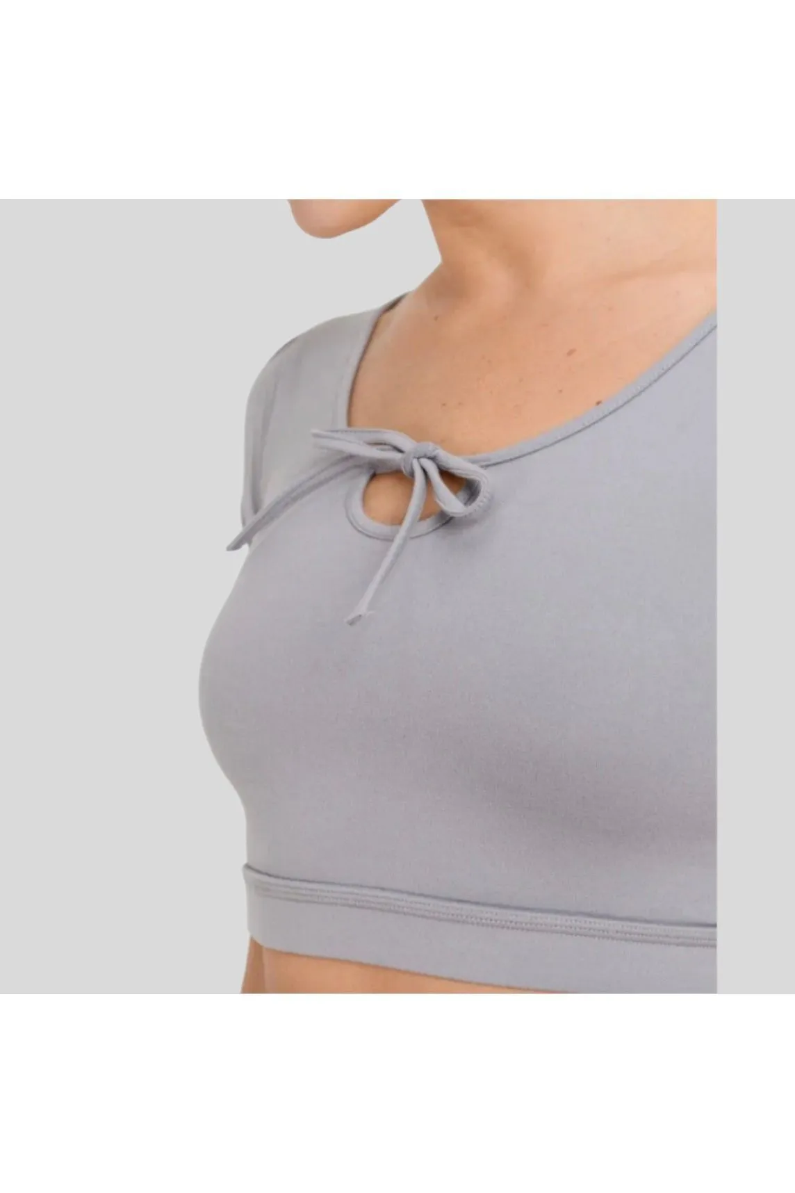 Form-Fit Tie Crop Top sold by Emoni Fit product image thumbnail 2