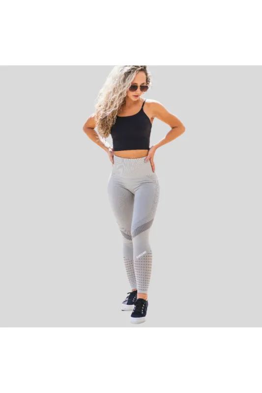 The Aces Contour Leggings- Gray sold by Emoni Fit
