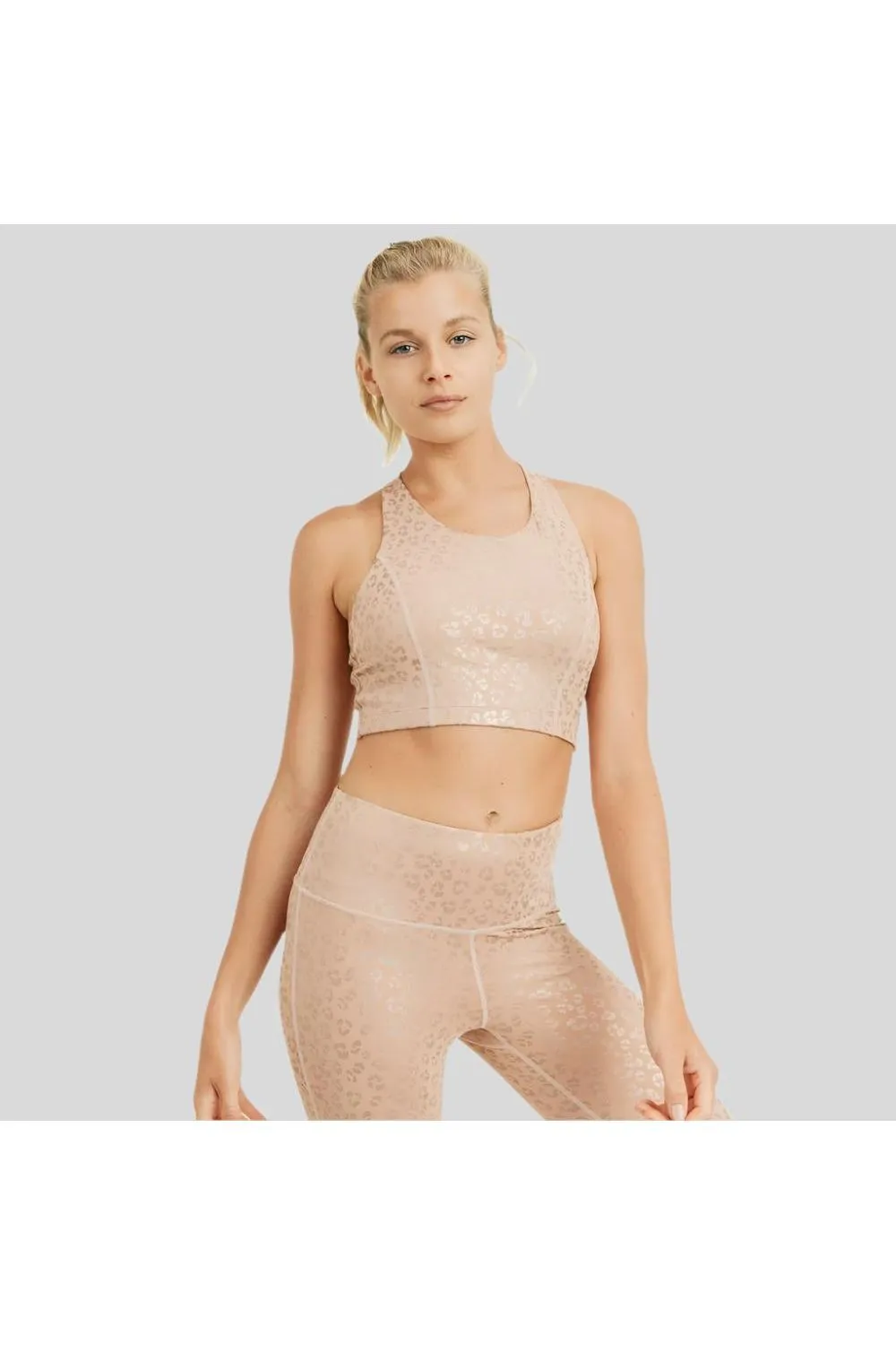 The Leopard Print Sports Bra sold by Emoni Fit product image thumbnail 2