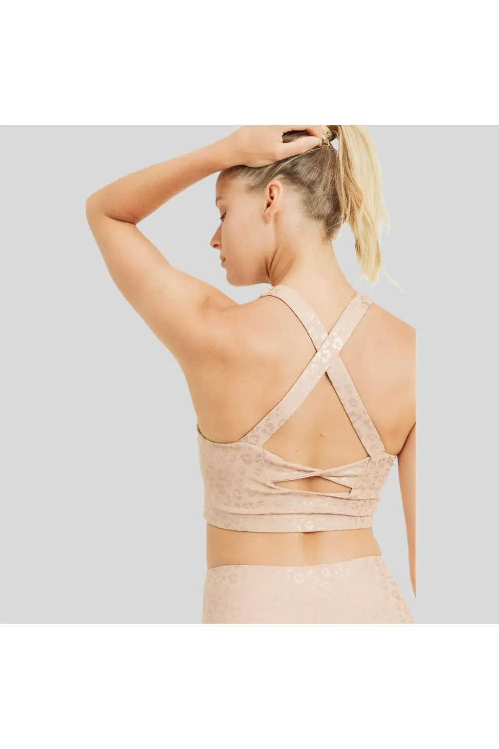 The Leopard Print Sports Bra sold by Emoni Fit product image thumbnail 4