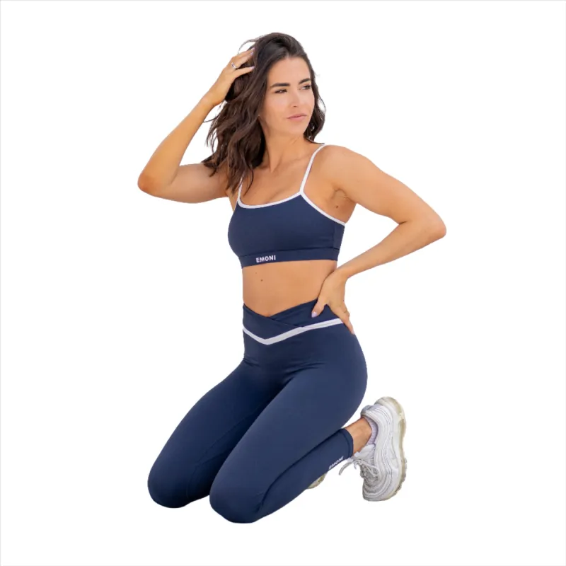 Adapt Sports Bra - Navy sold by Emoni Fit