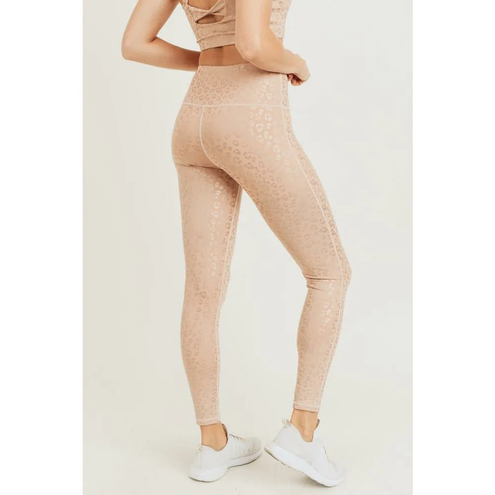 Leopard High-Rise Leggings sold by Emoni Fit product image thumbnail 2