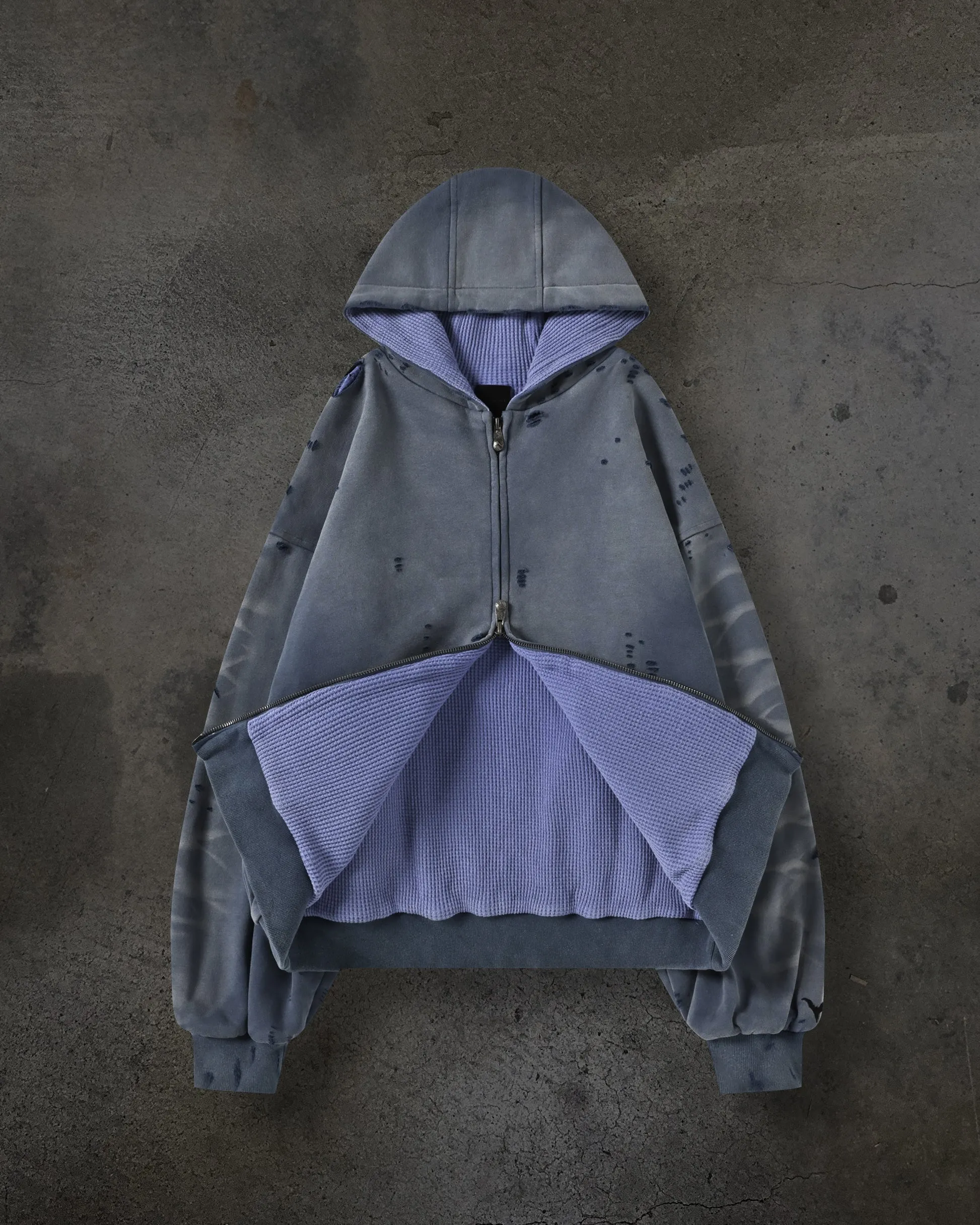 RUIN ZIPUP (BLUE) sold by Ditch product image thumbnail 4