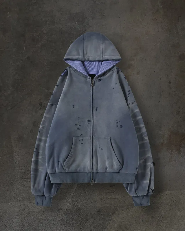 RUIN ZIPUP (BLUE) sold by Ditch