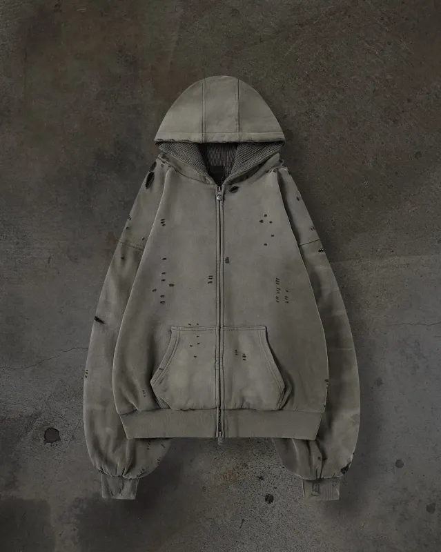 RUIN ZIPUP (ASH) sold by Ditch