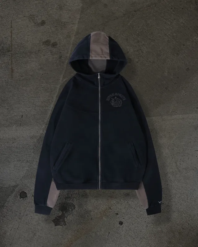 SPORT TRACK HOODIE (BLK/ASH) sold by Ditch