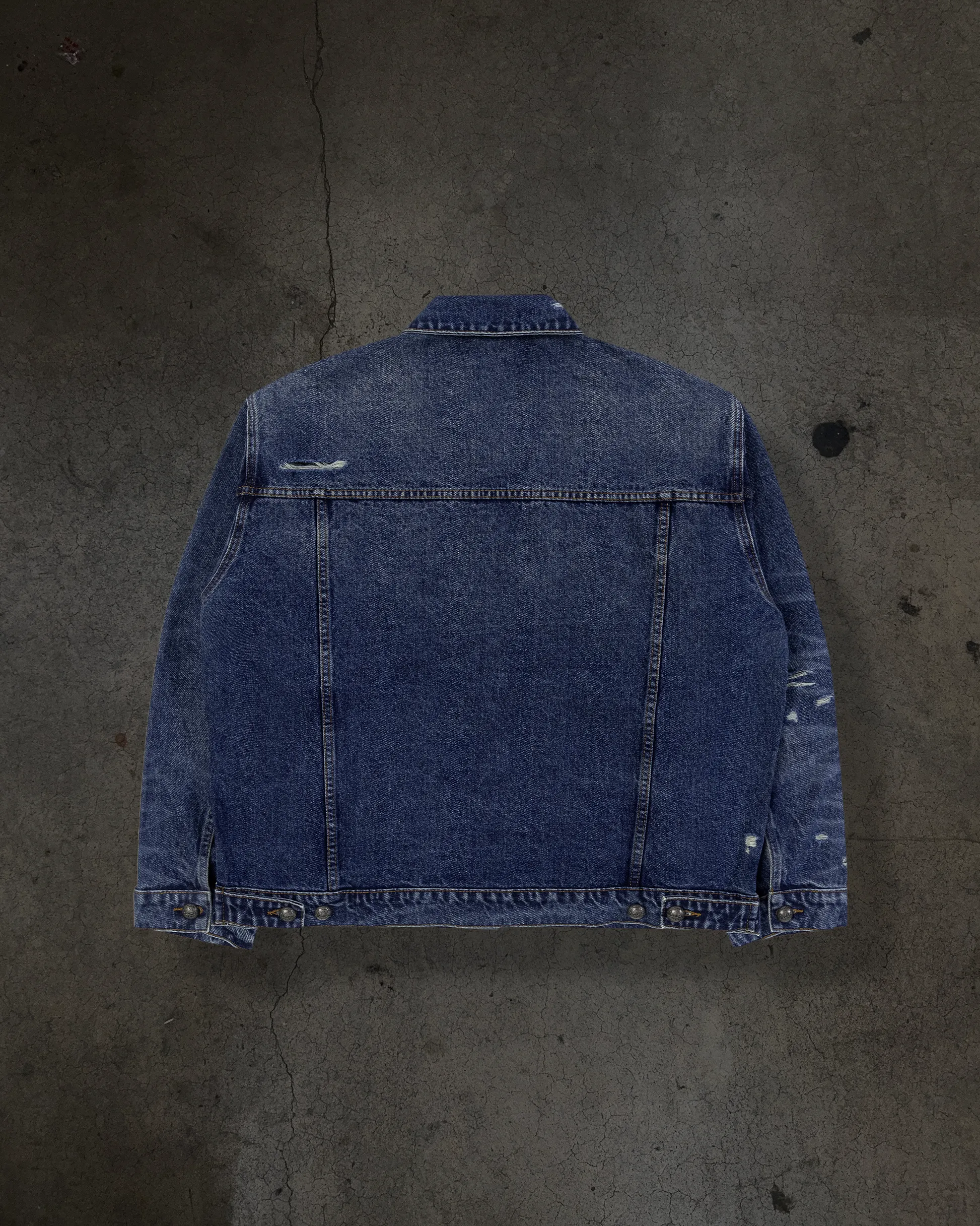 FADED DENIM JACKET (DARK WASH) sold by Ditch product image thumbnail 2