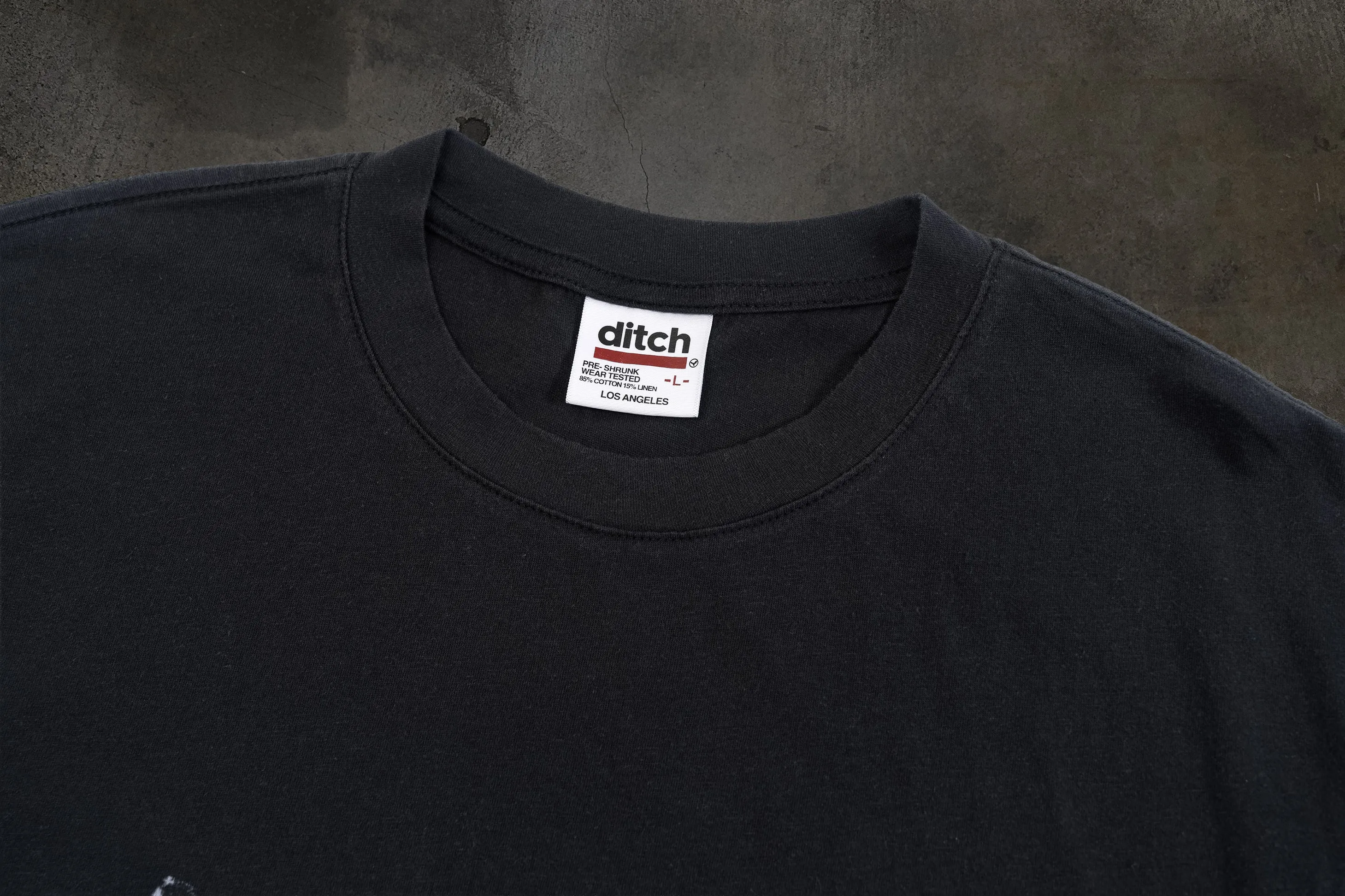 SHOVEL HEAD TEE (COAL) sold by Ditch product image thumbnail 3