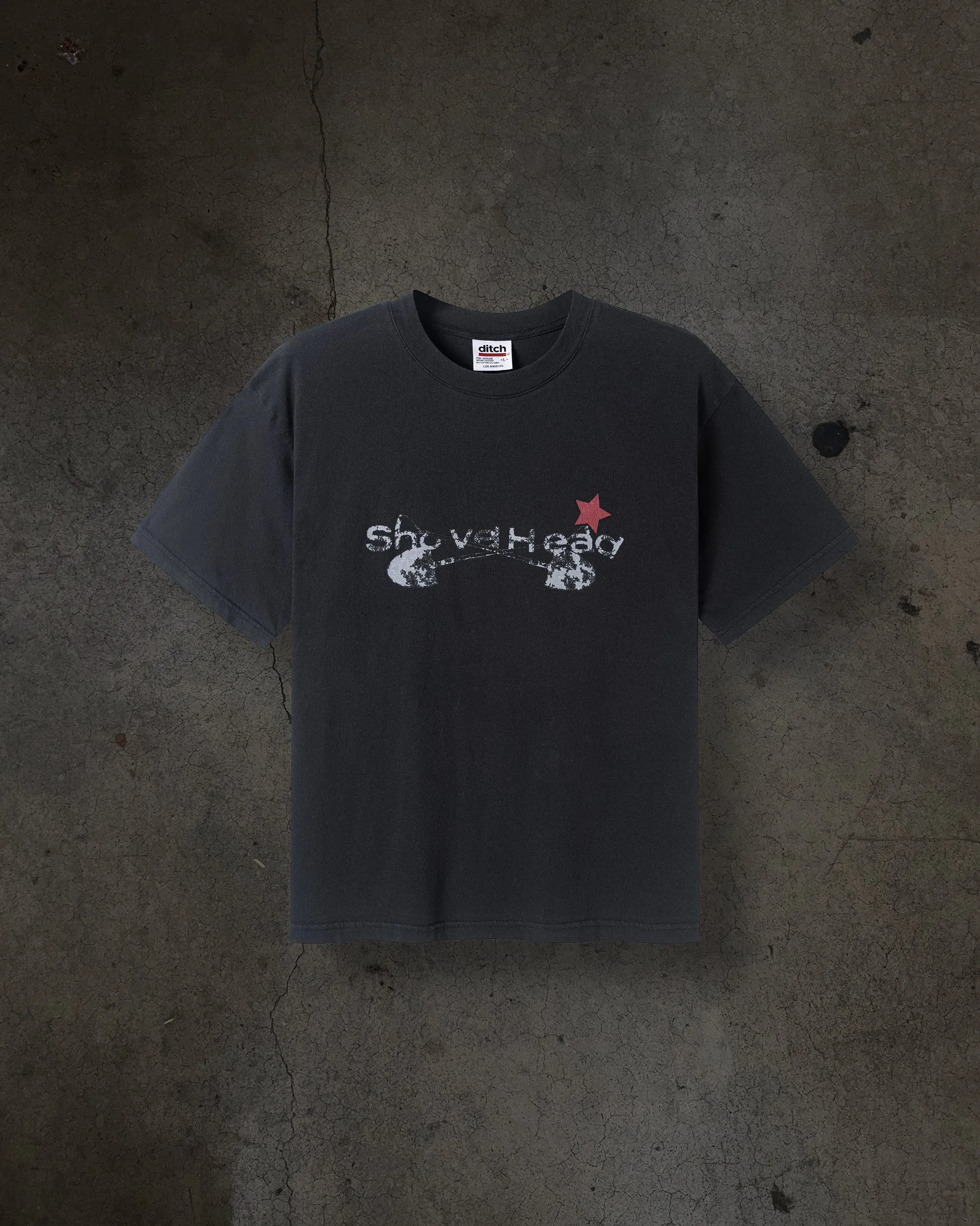 SHOVEL HEAD TEE (COAL) sold by Ditch