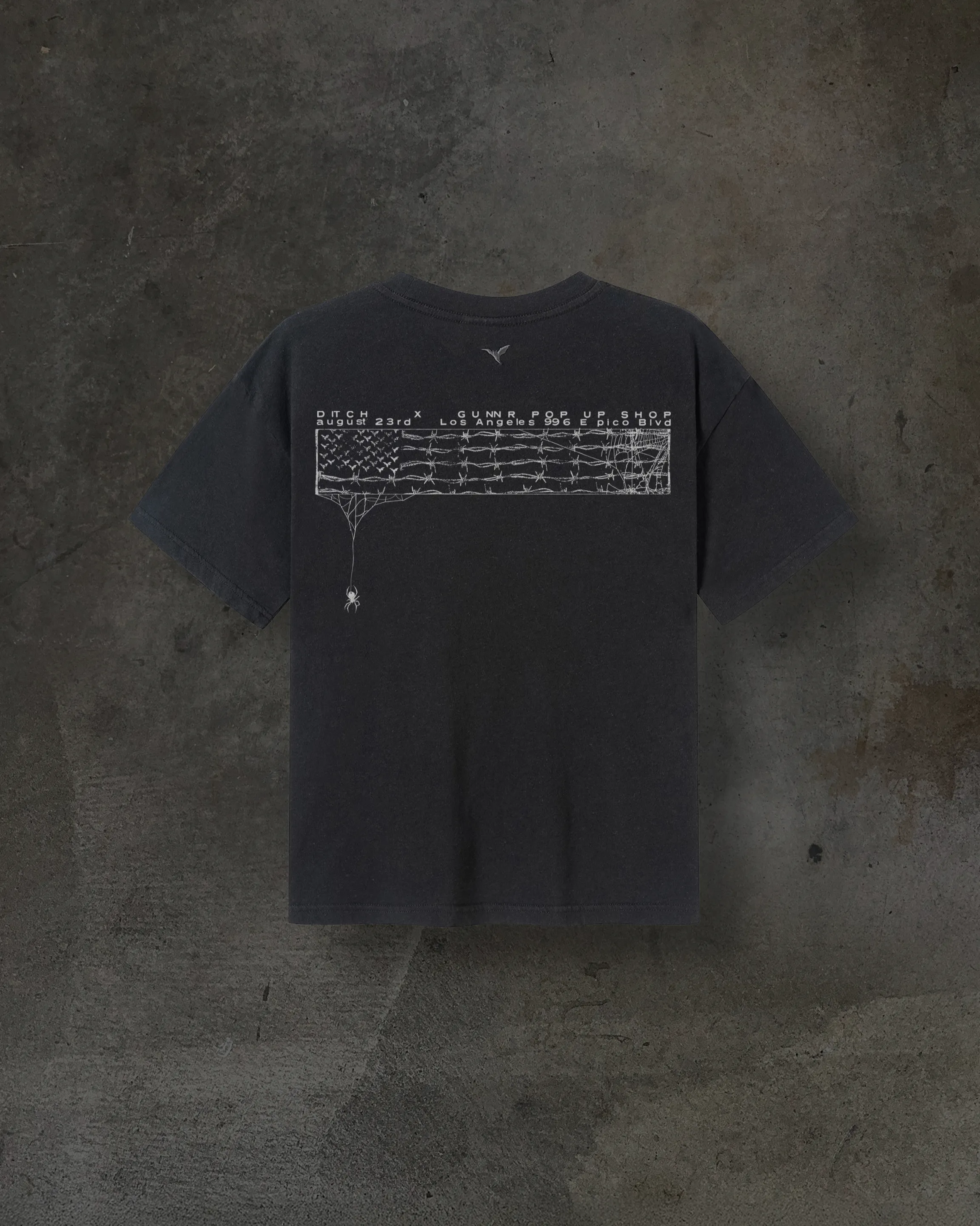 GUNNR POPUP TEE (COAL) sold by Ditch product image thumbnail 2