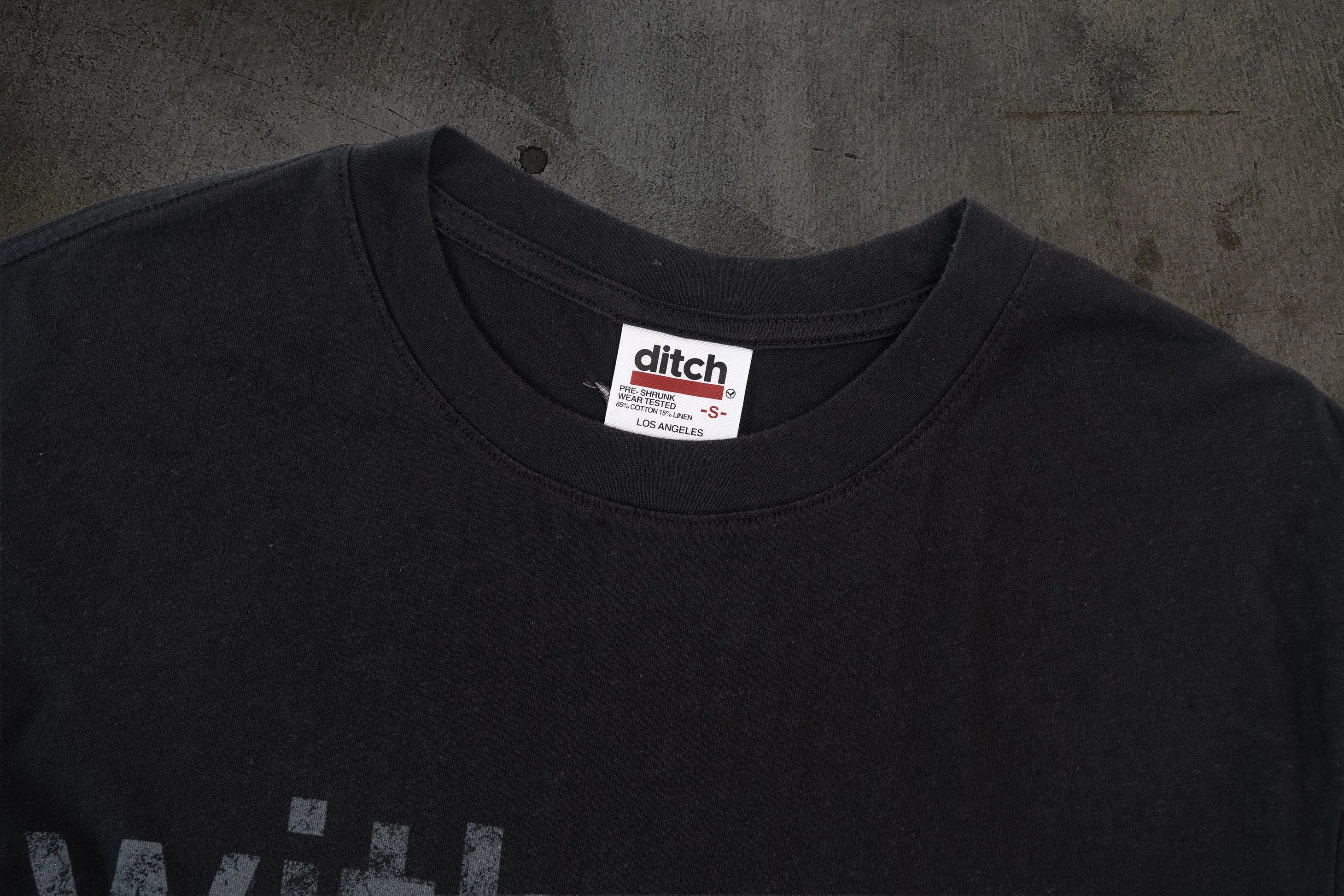 WITHERED TEE (COAL) sold by Ditch product image thumbnail 3