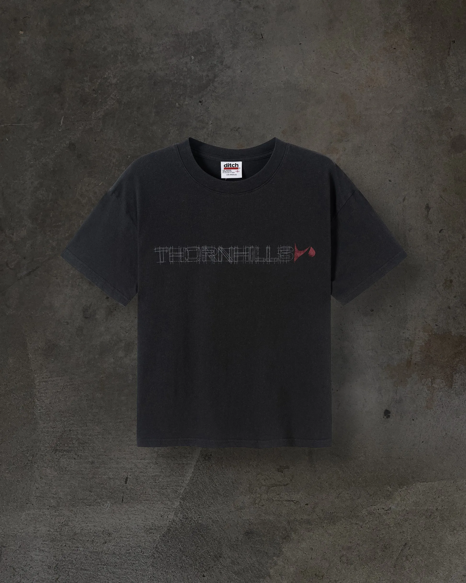 THORNHILLS TEE (COAL) sold by Ditch
