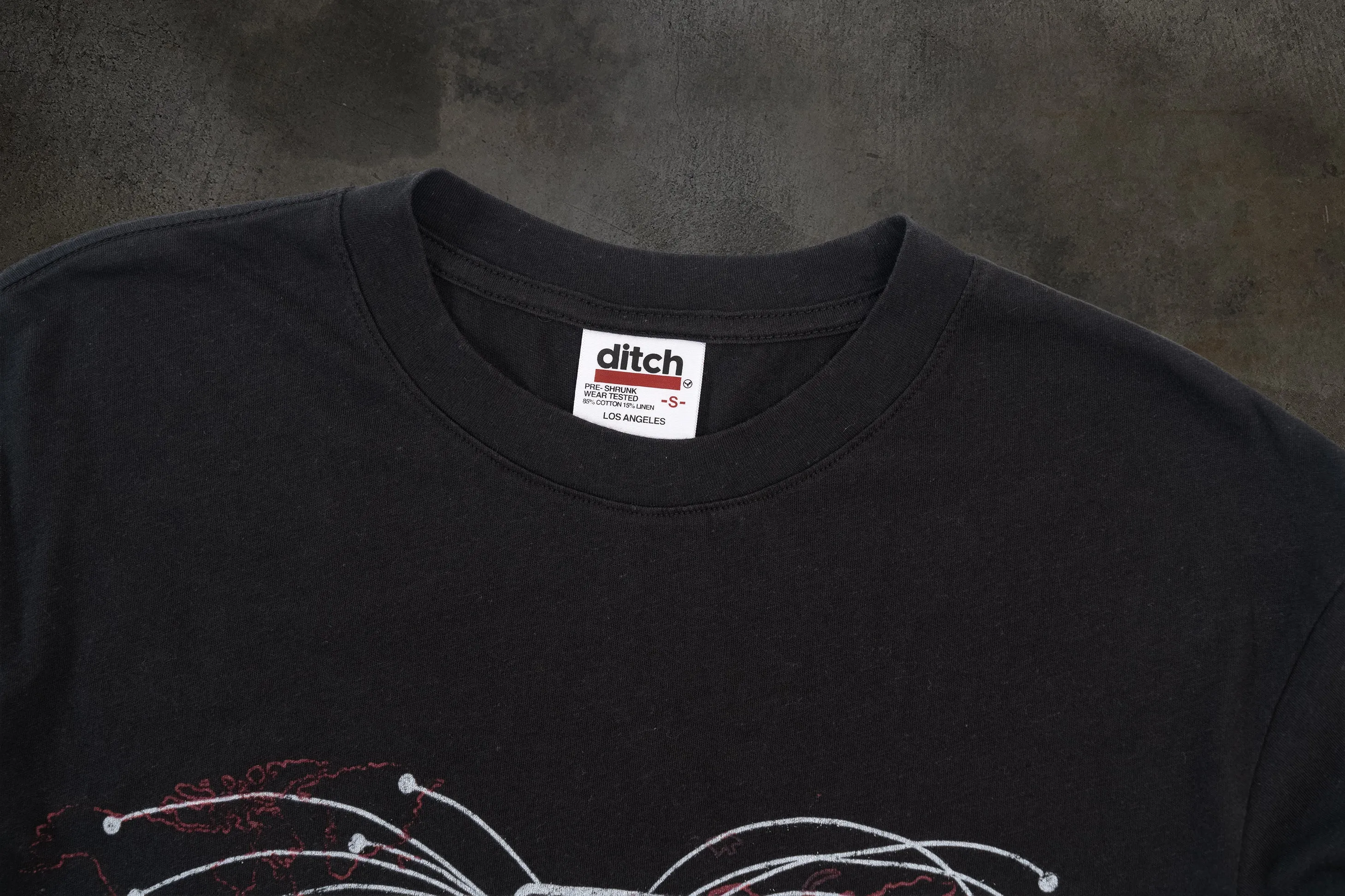 INTERNATIONAL TEE (COAL) sold by Ditch product image thumbnail 3
