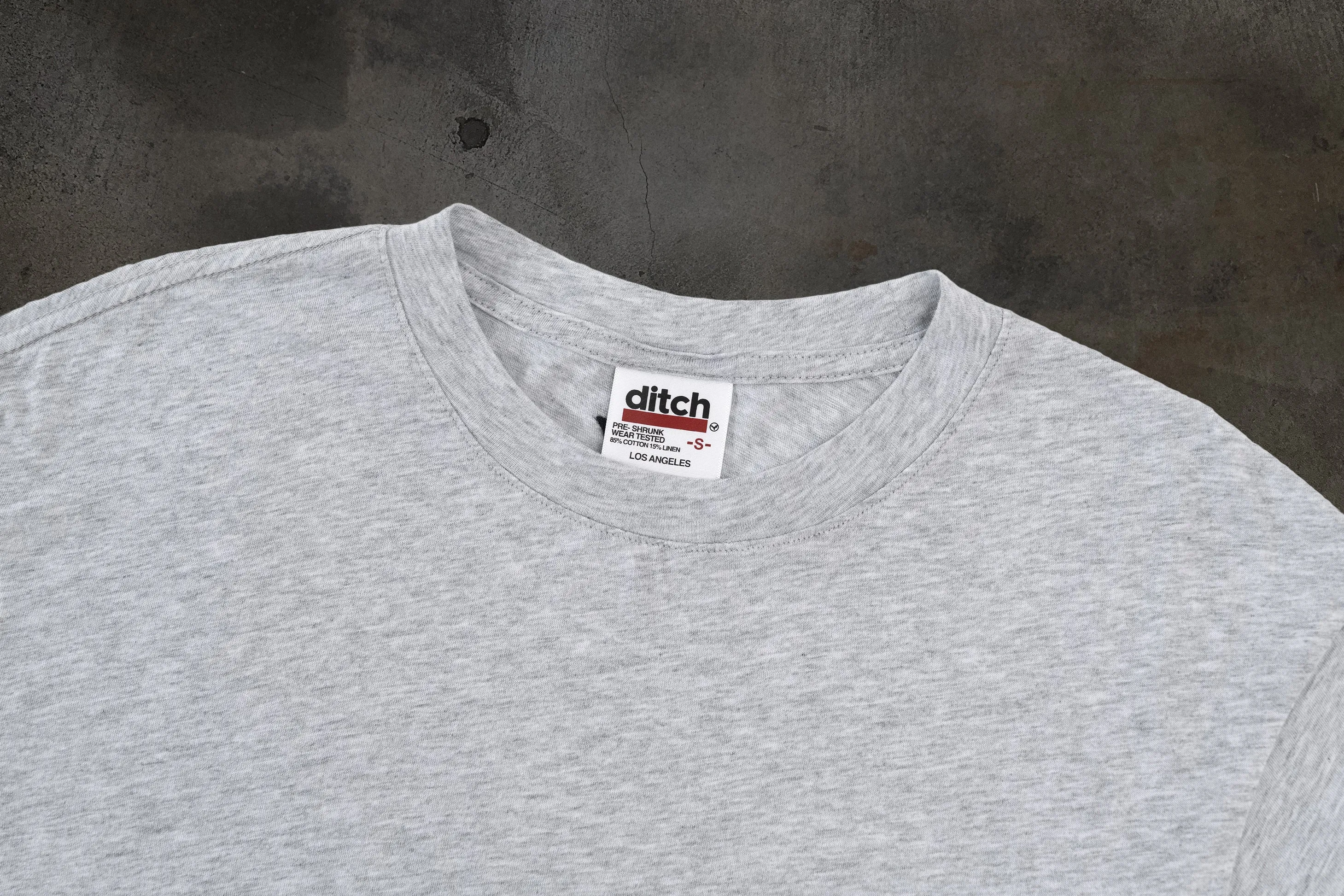 VINTAGE BLANK TEE (HEATHER) sold by Ditch product image thumbnail 3