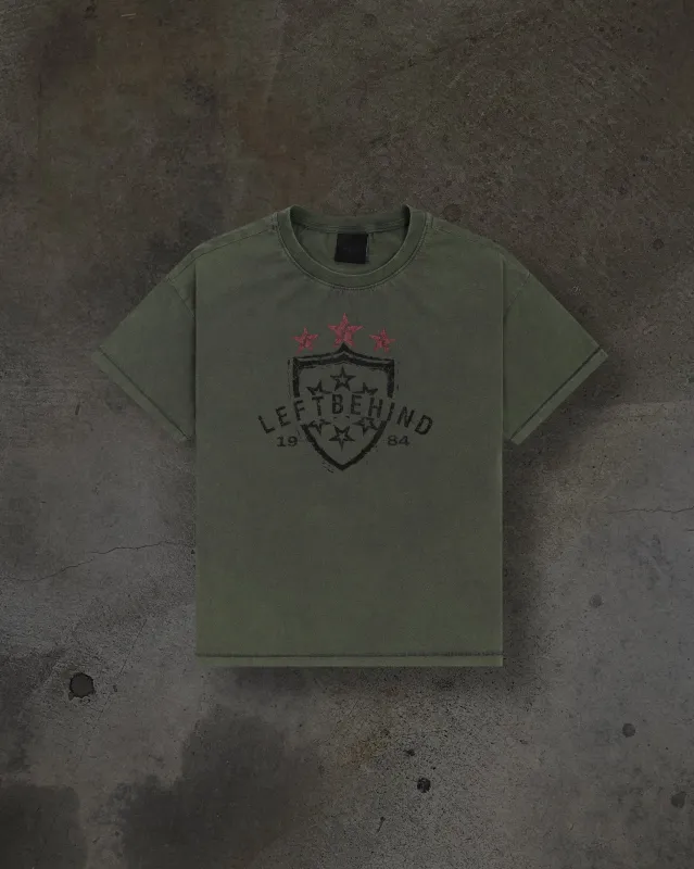 SHIELD TEE (FOREST) sold by Ditch