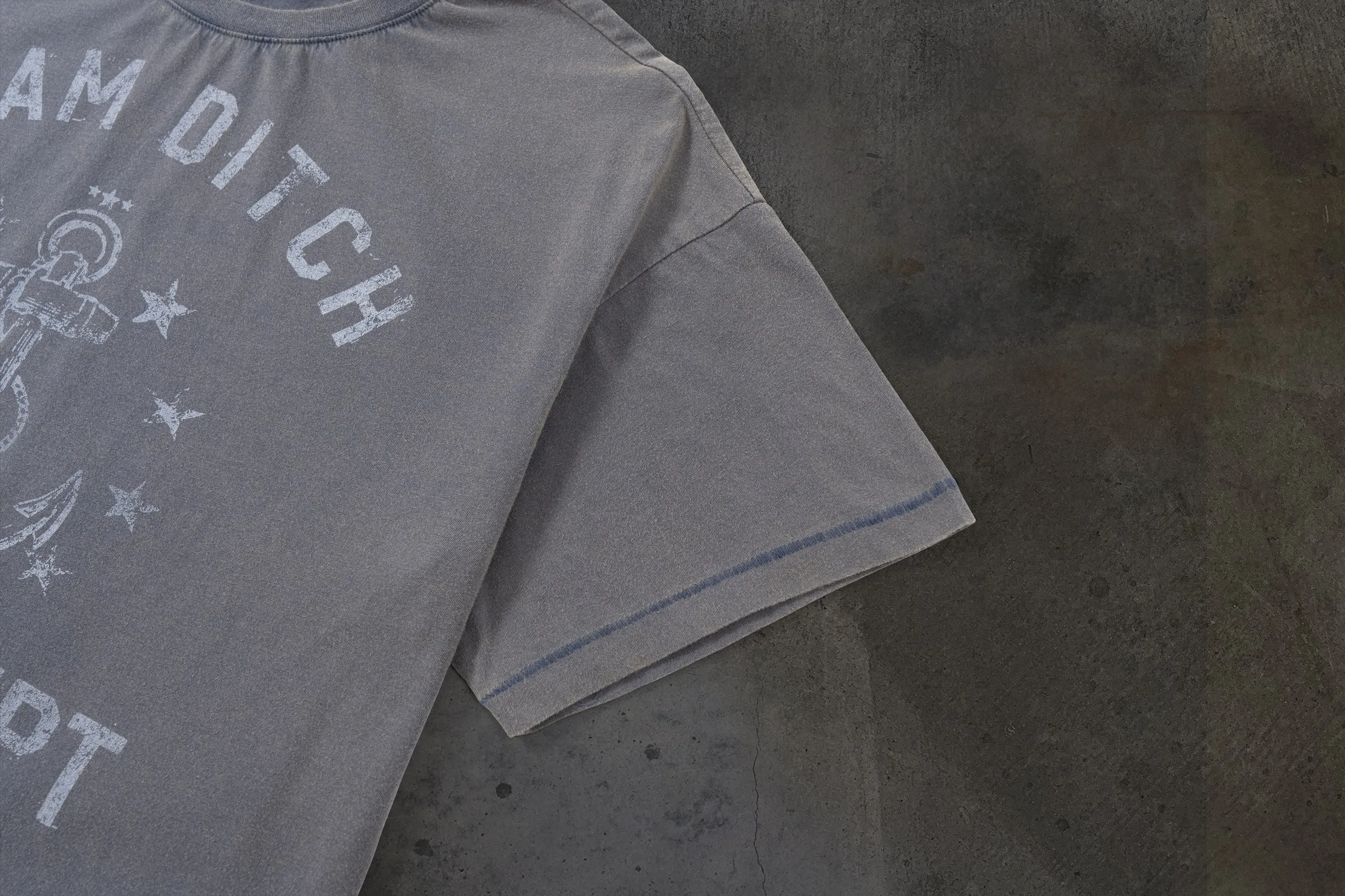 NAVAL TEE (RAIN/WHT) sold by Ditch product image thumbnail 4