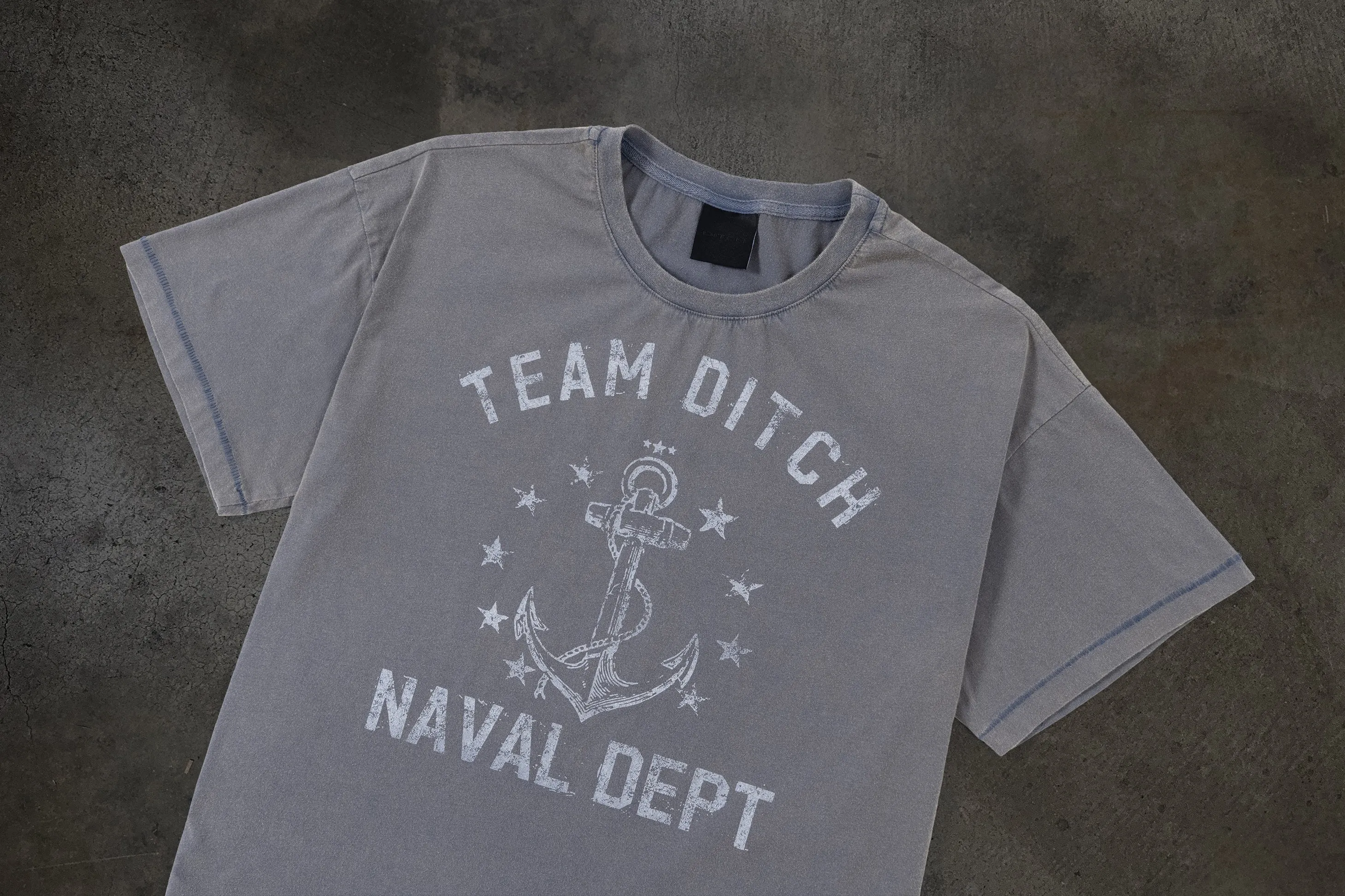 NAVAL TEE (RAIN/WHT) sold by Ditch product image thumbnail 3