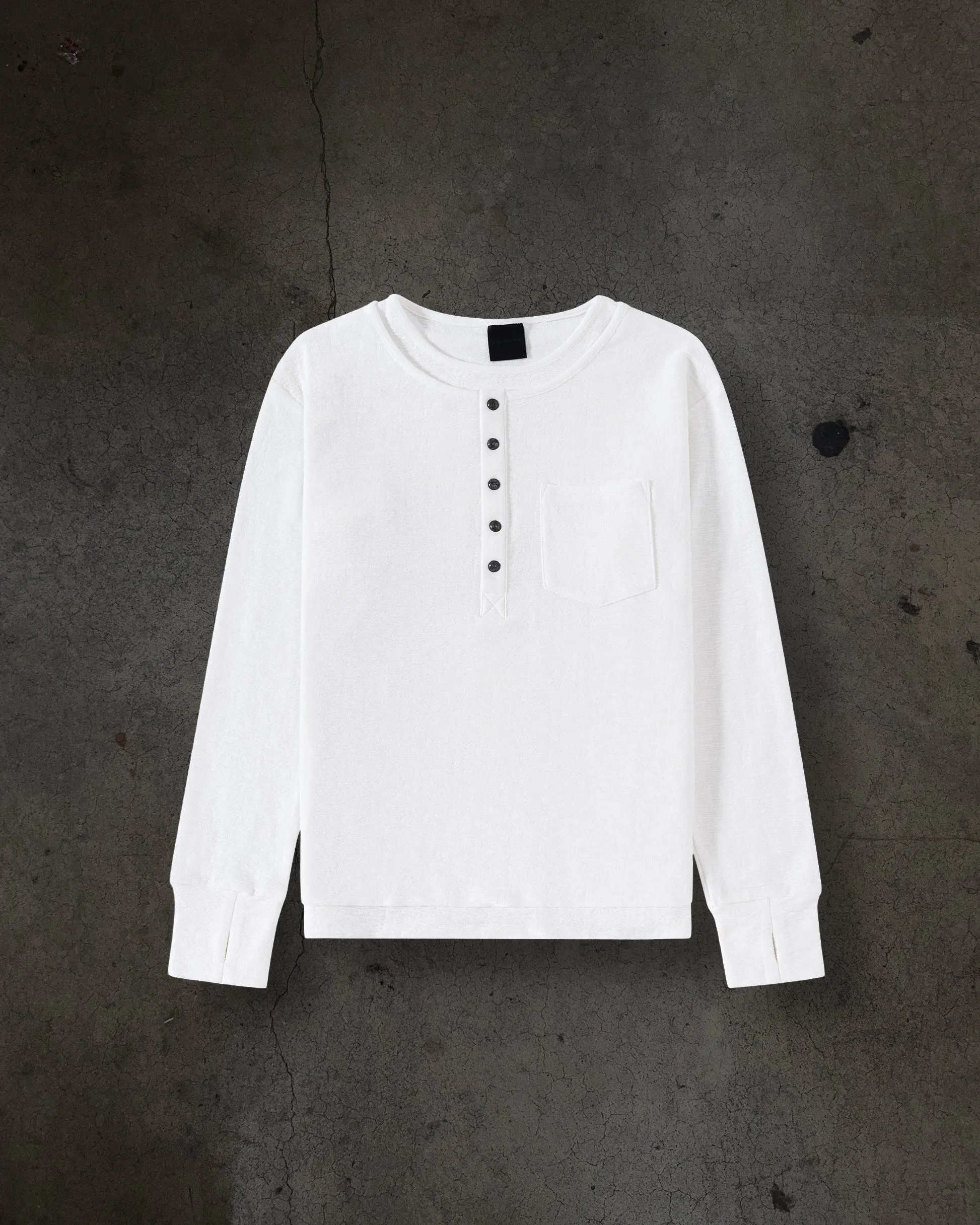 SLUB HENLEY (BONE) sold by Ditch