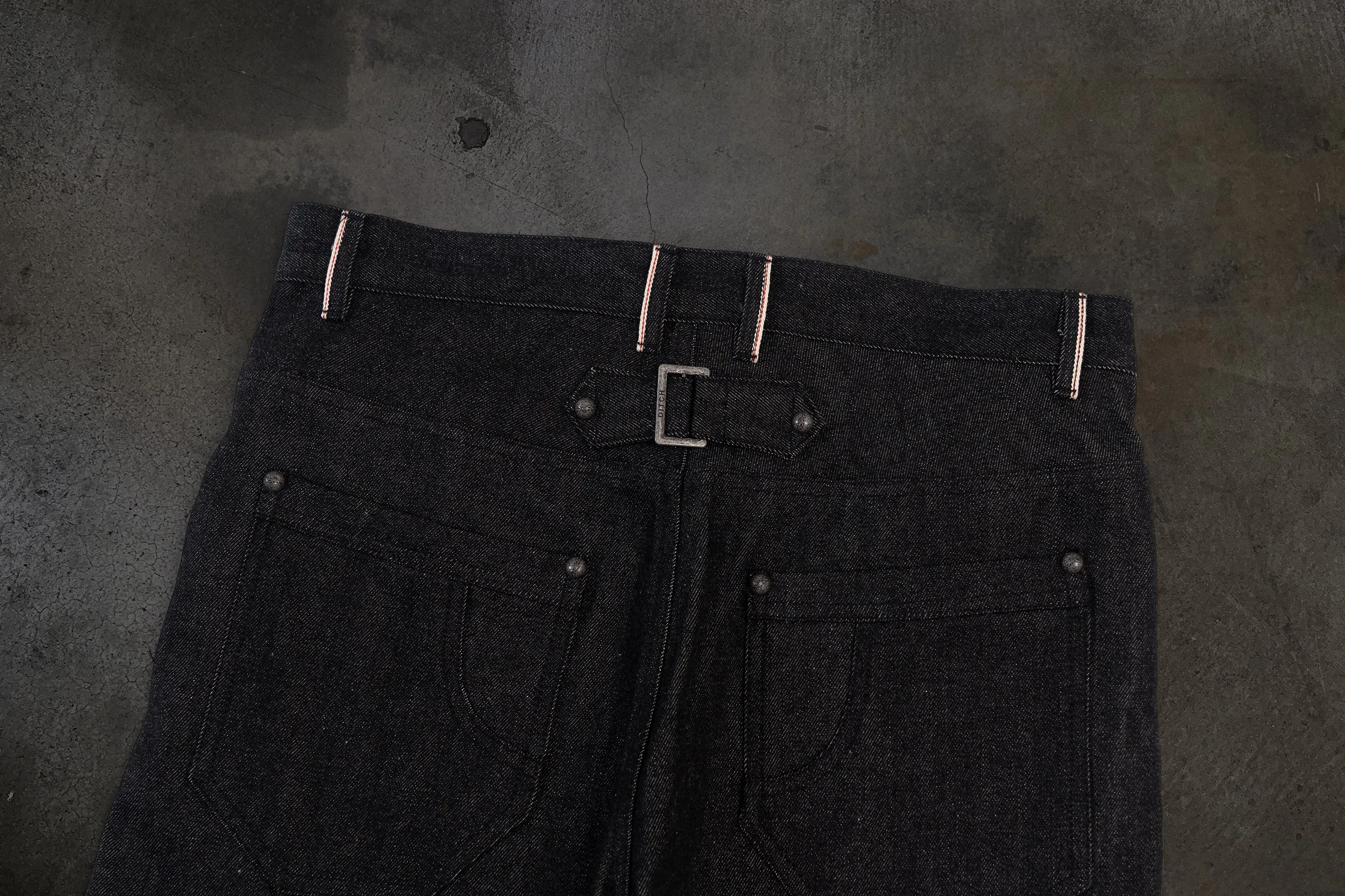 JAPANESE SELVEDGE SLUB DENIM (COAL) sold by Ditch product image thumbnail 5
