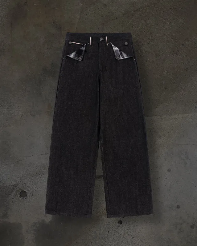 JAPANESE SELVEDGE SLUB DENIM (COAL) sold by Ditch