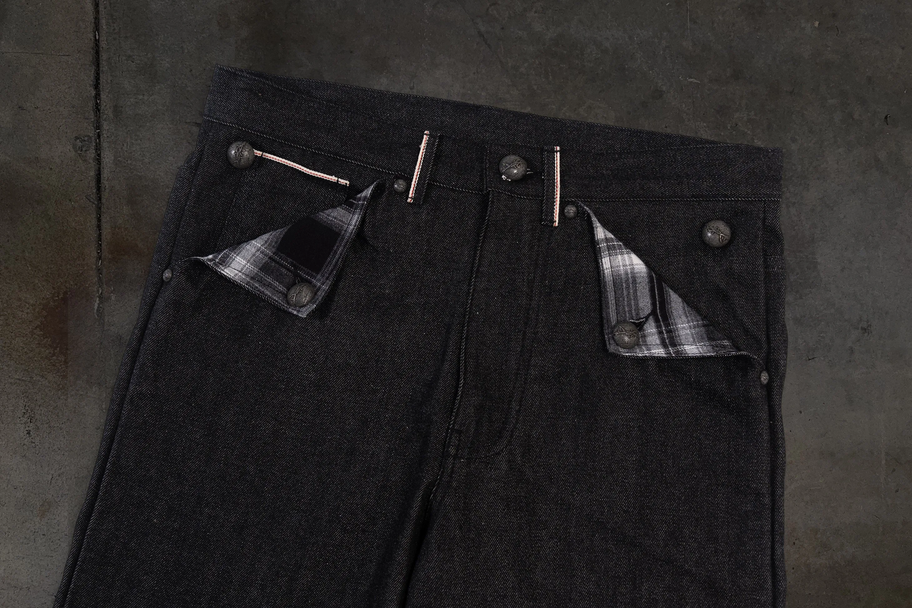JAPANESE SELVEDGE SLUB DENIM (COAL) sold by Ditch product image thumbnail 3