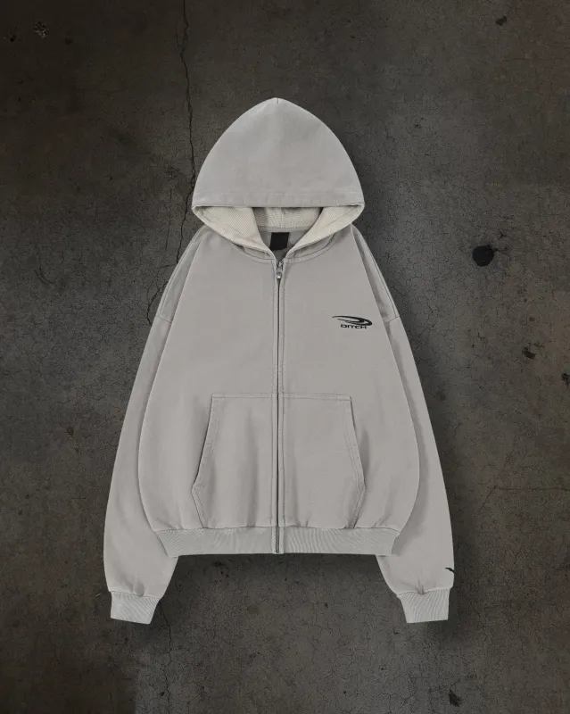 ATHLETIC ZIPUP (SAND) sold by Ditch