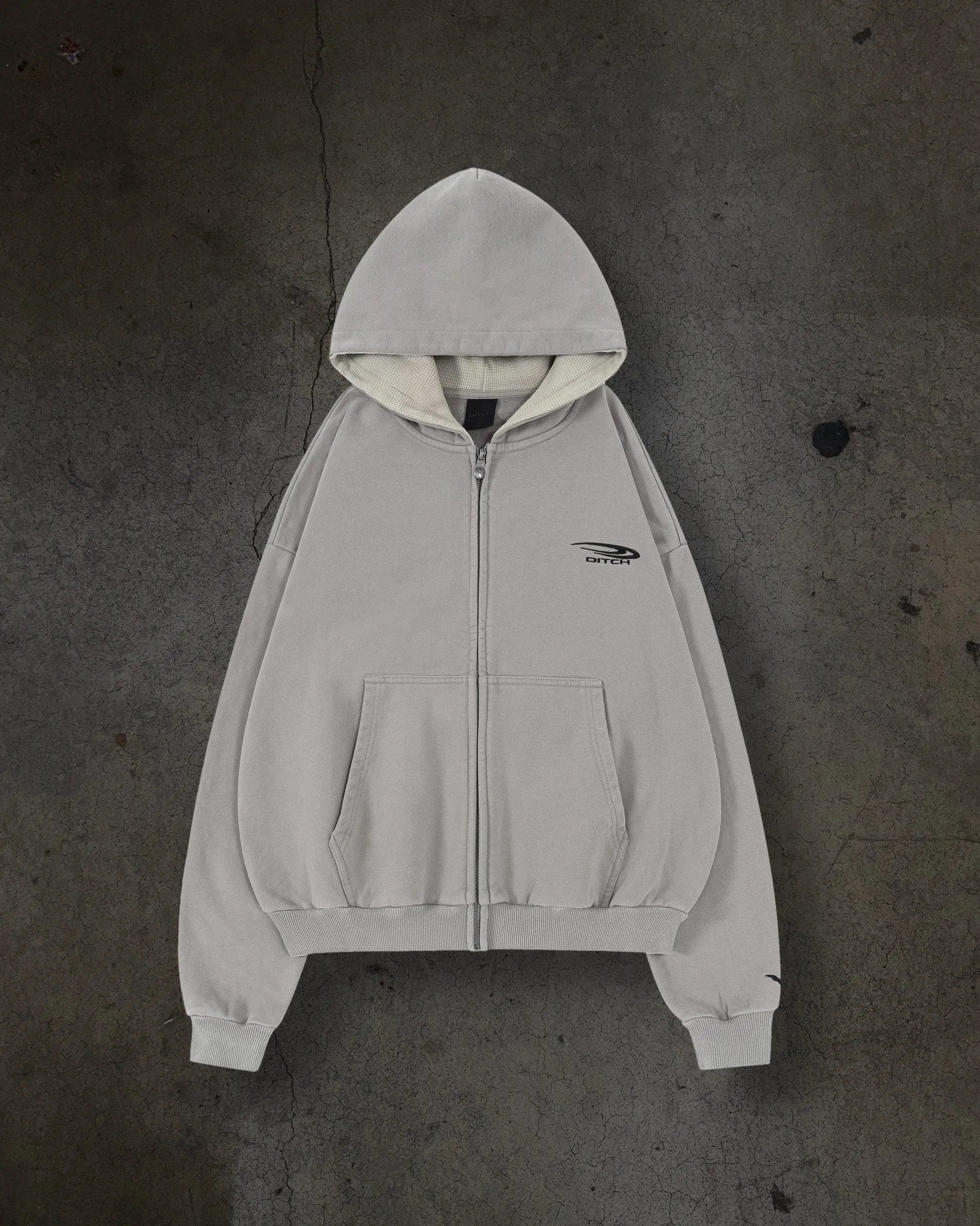 ATHLETIC ZIPUP (SAND) sold by Ditch