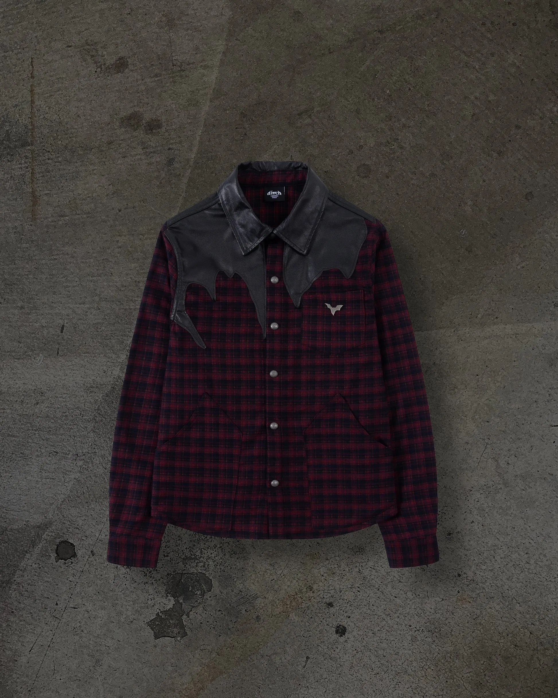 LEATHER FLANNEL (CRIMSON) sold by Ditch