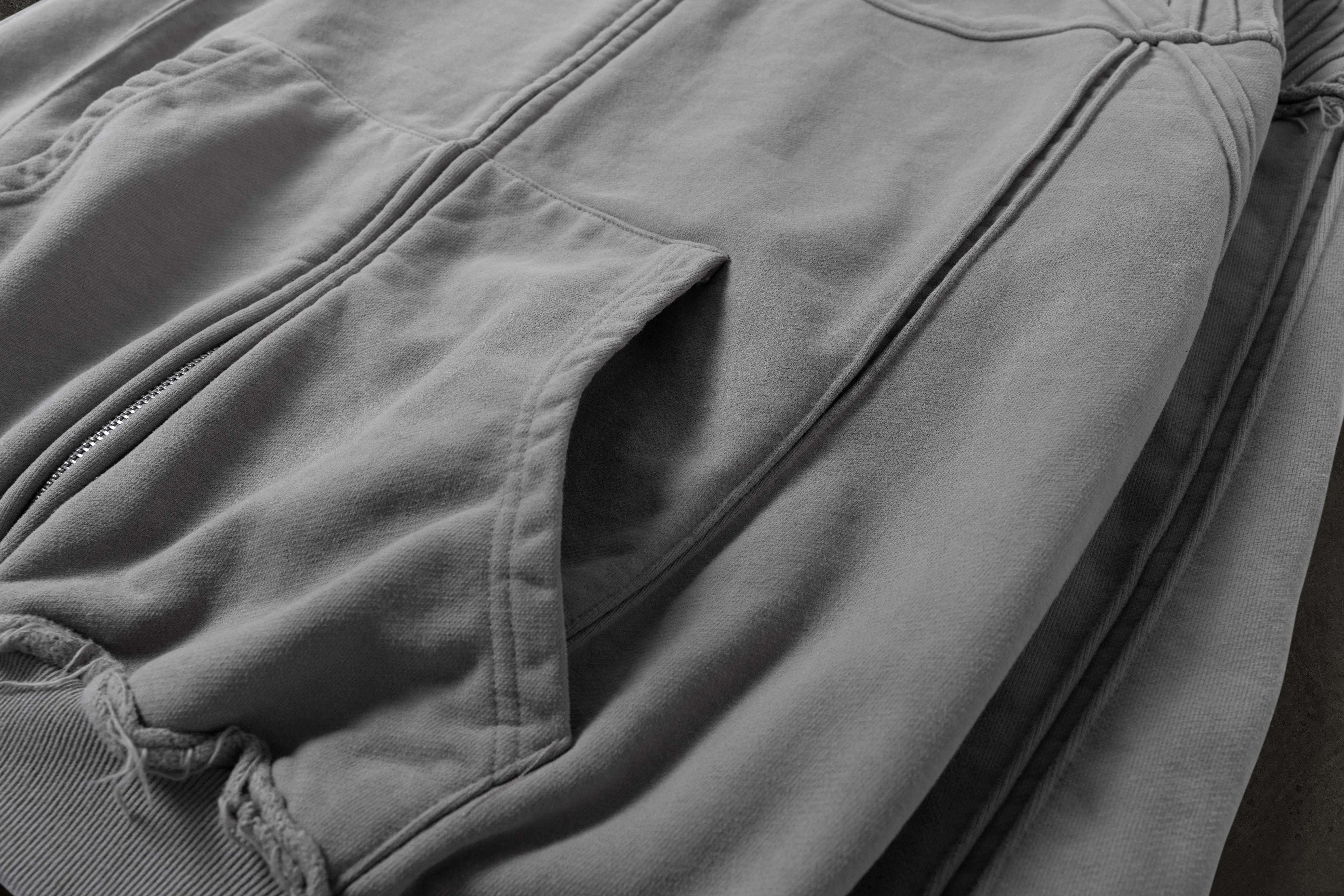 BIKER HOODIE (SAND) sold by Ditch product image thumbnail 4