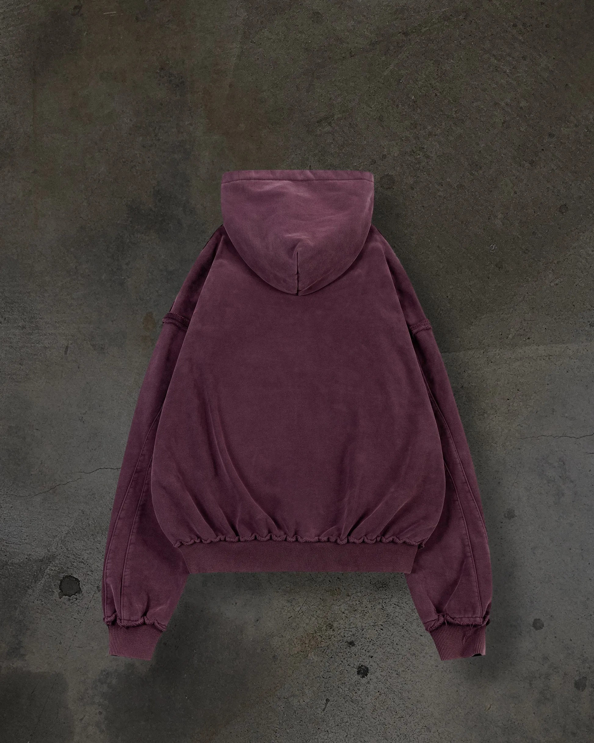 BIKER HOODIE (CRIMSON) sold by Ditch product image thumbnail 2