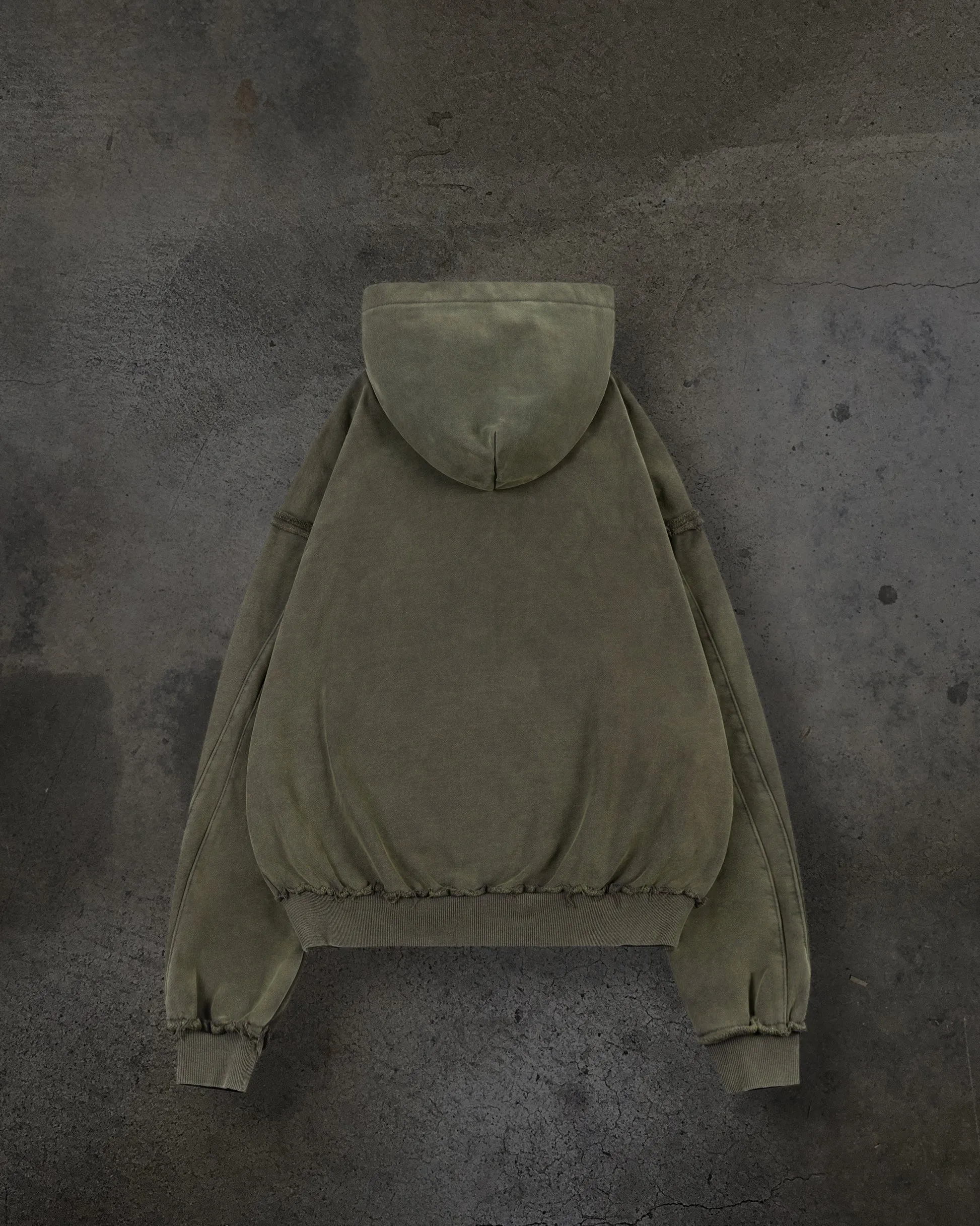 BIKER HOODIE (ASH) sold by Ditch product image thumbnail 2