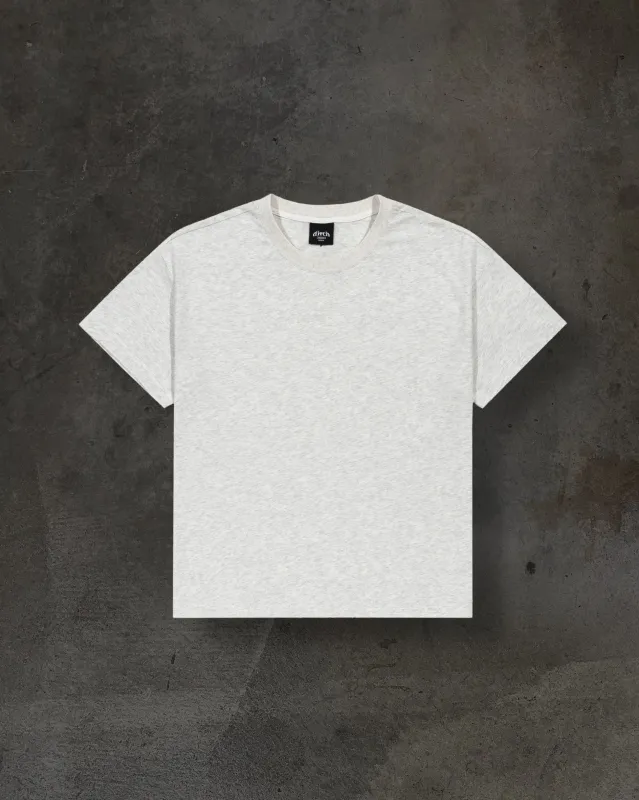 CROPPED BLANK TEE (HEATHER) sold by Ditch