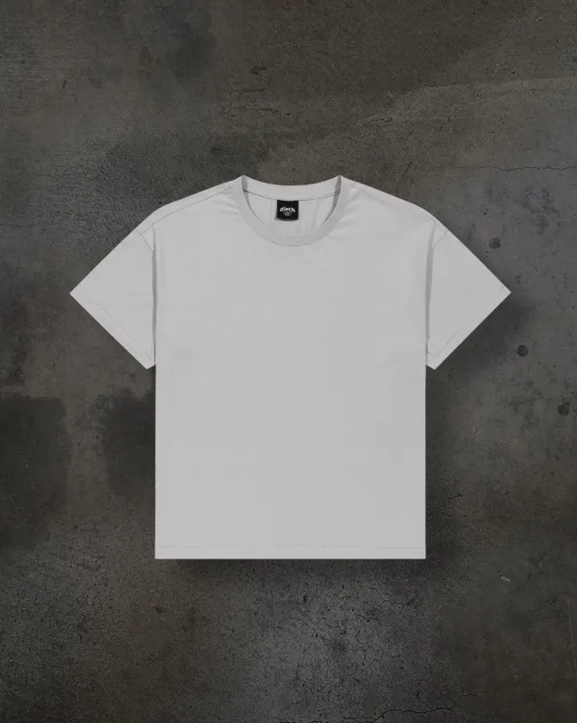 CROPPED BLANK TEE (BONE) made by Ditch