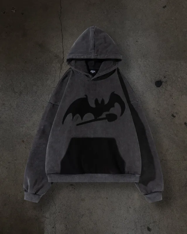 MISSING BAT PULLOVER (COAL) sold by Ditch