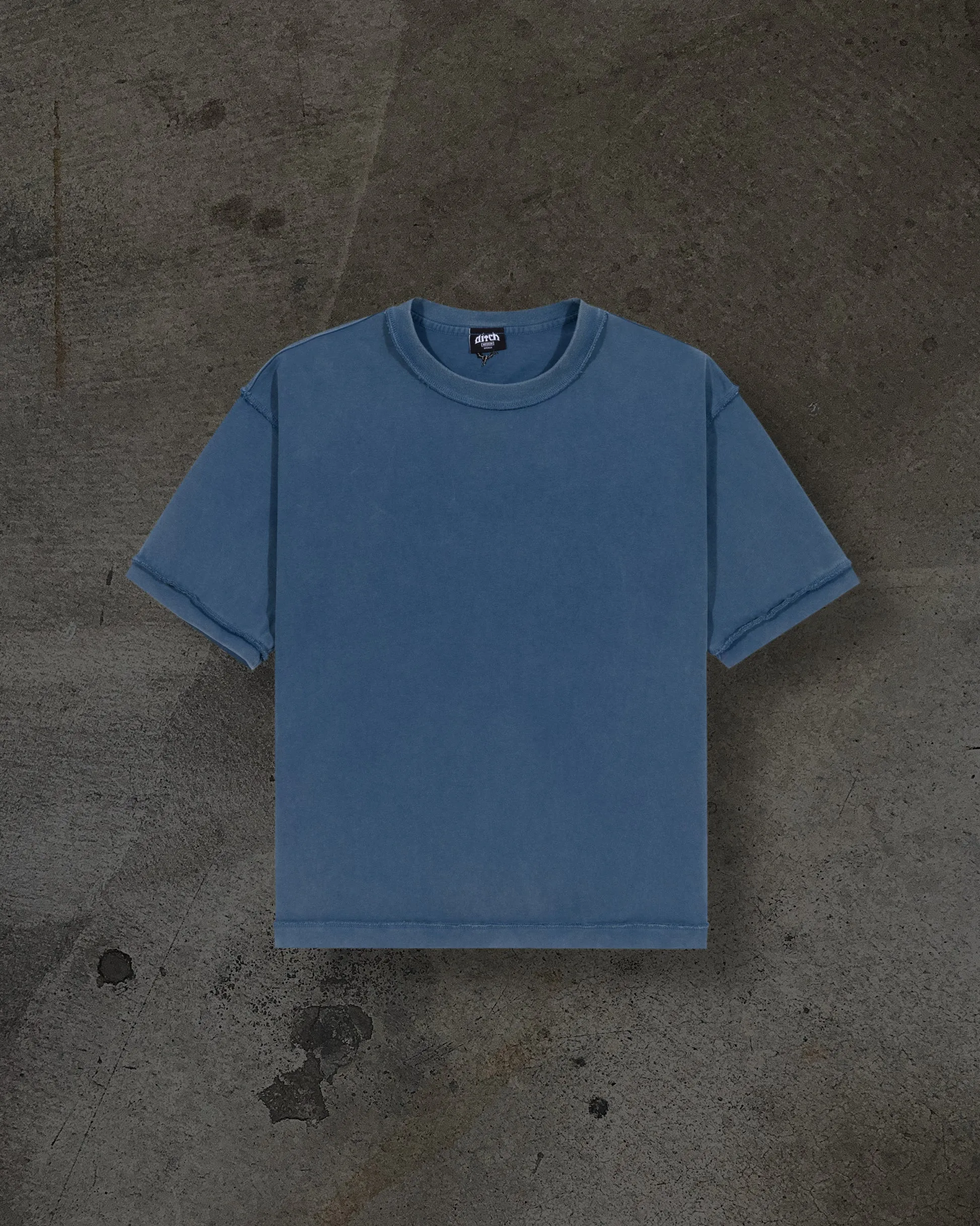HEAVY BLANK TEE (RAIN) sold by Ditch