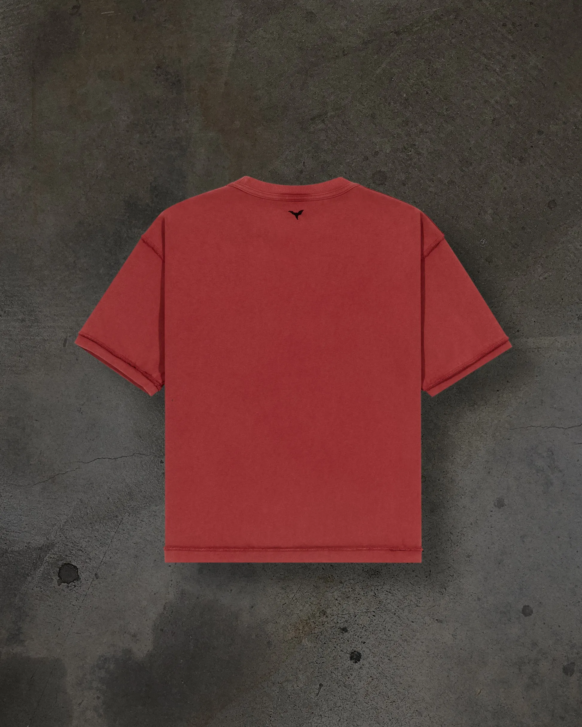 HEAVY BLANK TEE (CHERRY) sold by Ditch product image thumbnail 2
