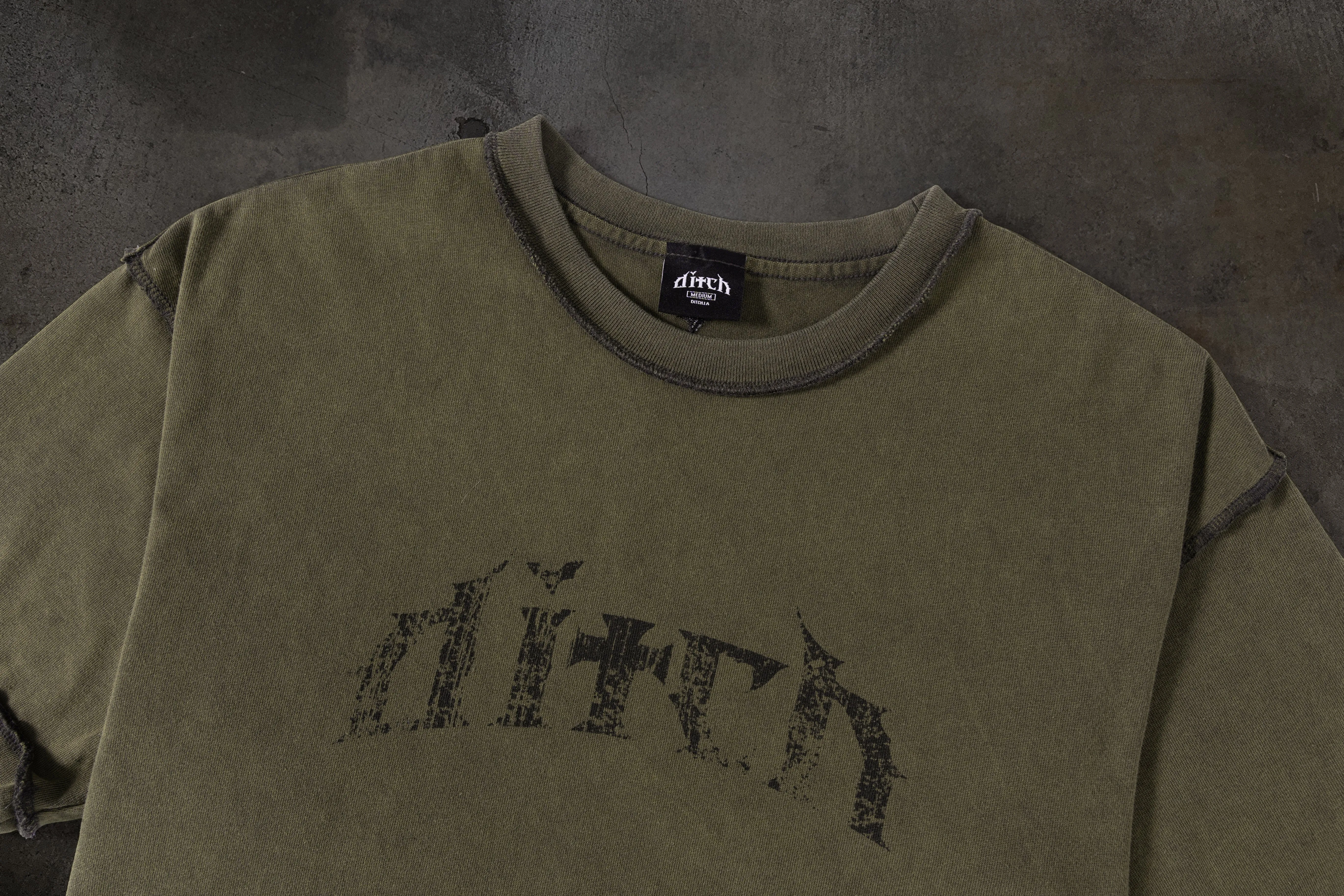 LOGO TEE (ASH) sold by Ditch product image thumbnail 3