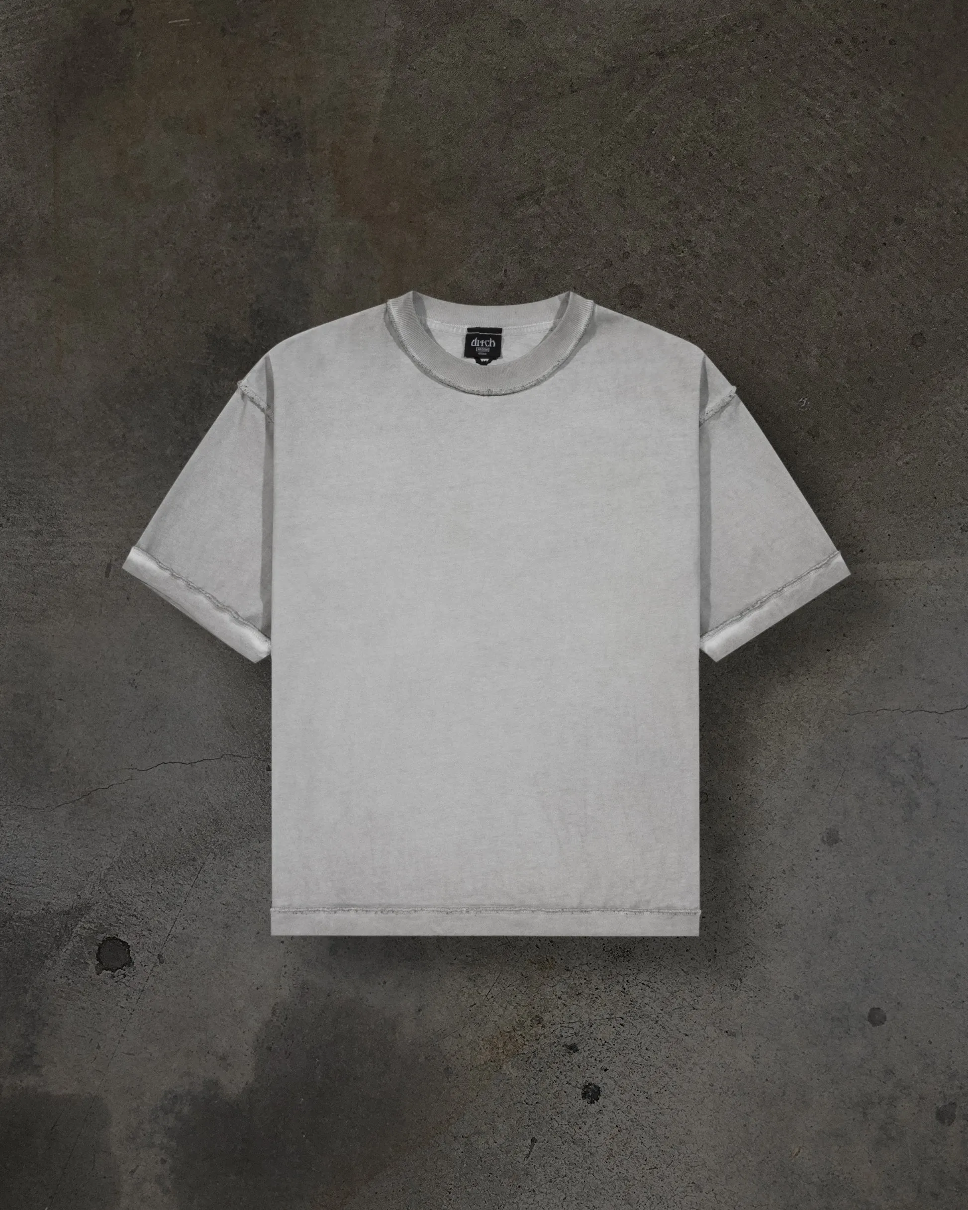 HEAVY BLANK TEE (DYED GREY) sold by Ditch