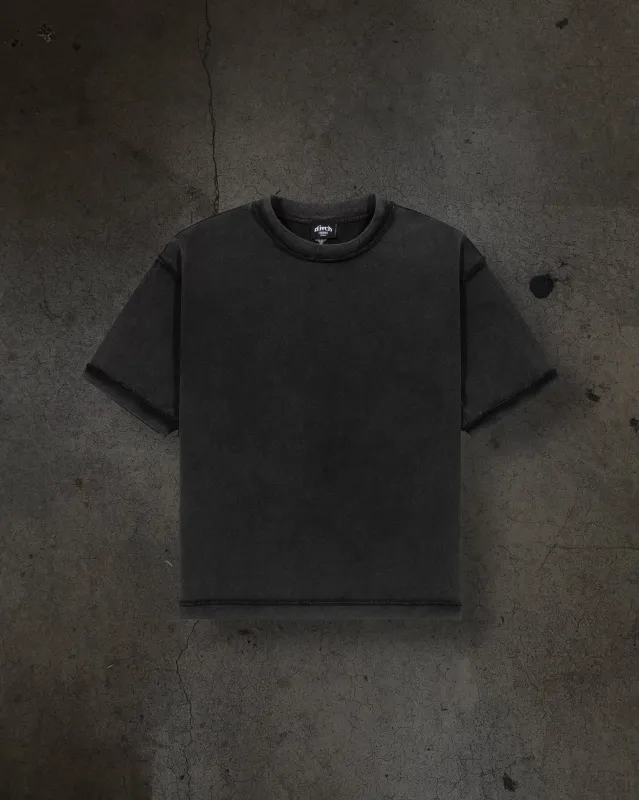 HEAVY BLANK TEE (COAL) sold by Ditch