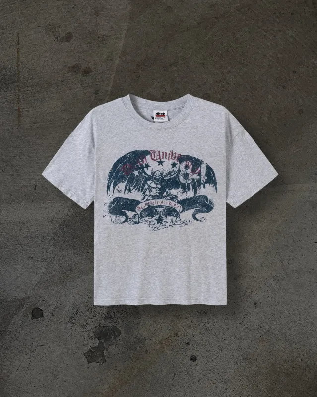 GARGOYLE TEE (HEATHER) sold by Ditch