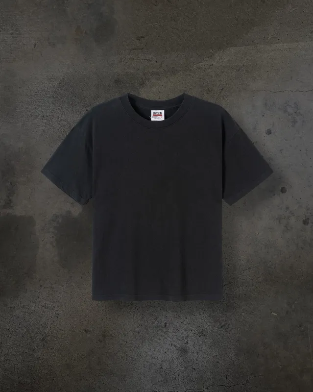 VINTAGE BLANK TEE (COAL) sold by Ditch