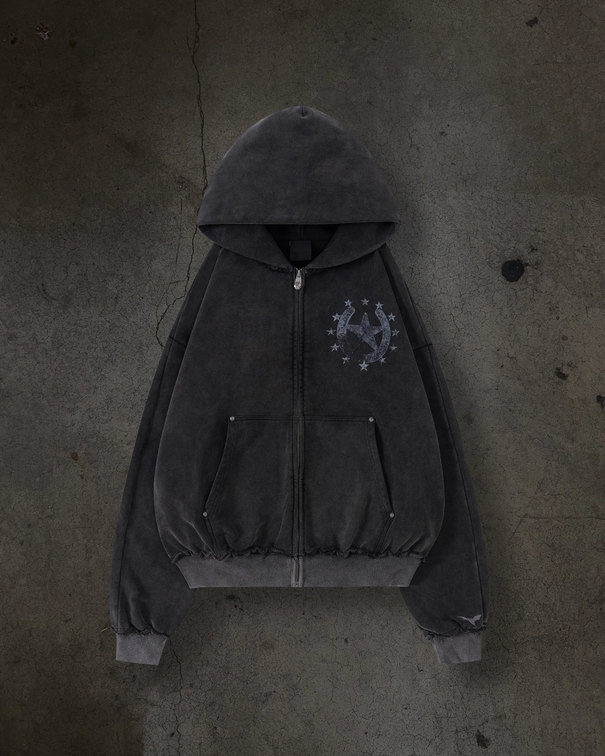 HORSESHOE ZIPUP (COAL) sold by Ditch