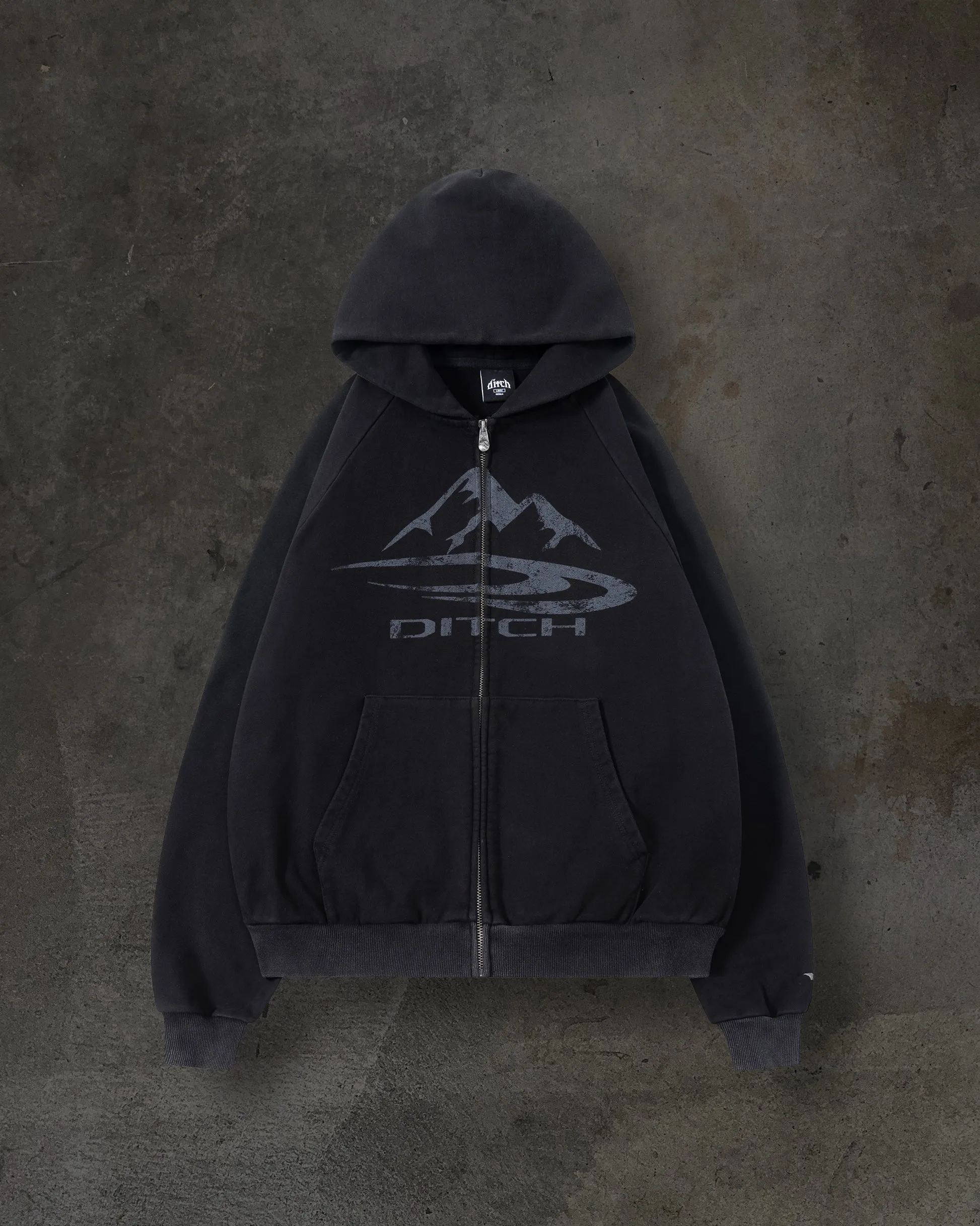 SUMMIT ZIPUP (COAL) sold by Ditch